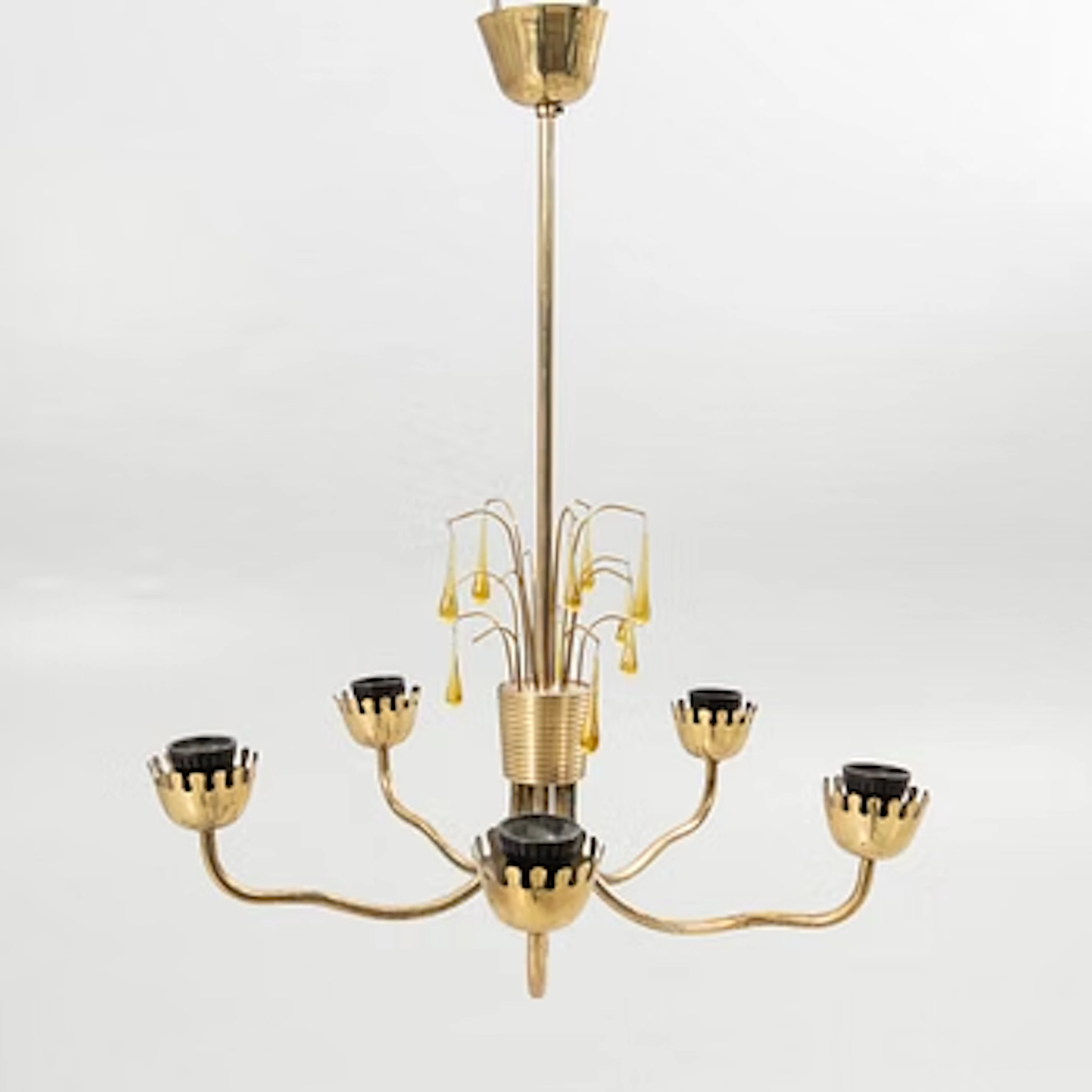 Ceiling lamp, mid-20th century.