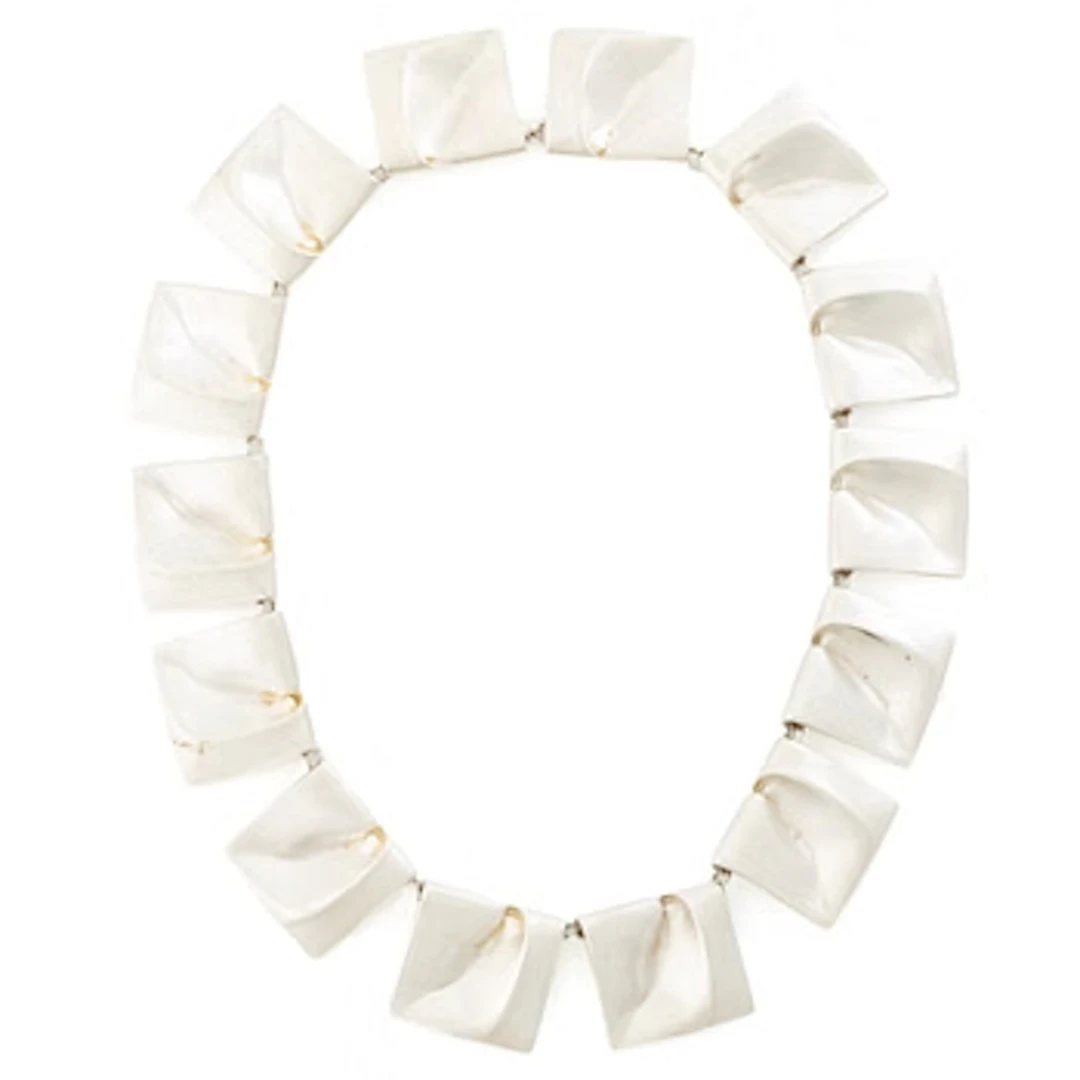 Björn Weckström, “Planetoid Valleys” necklace, sterling silver, Finland, 1973.