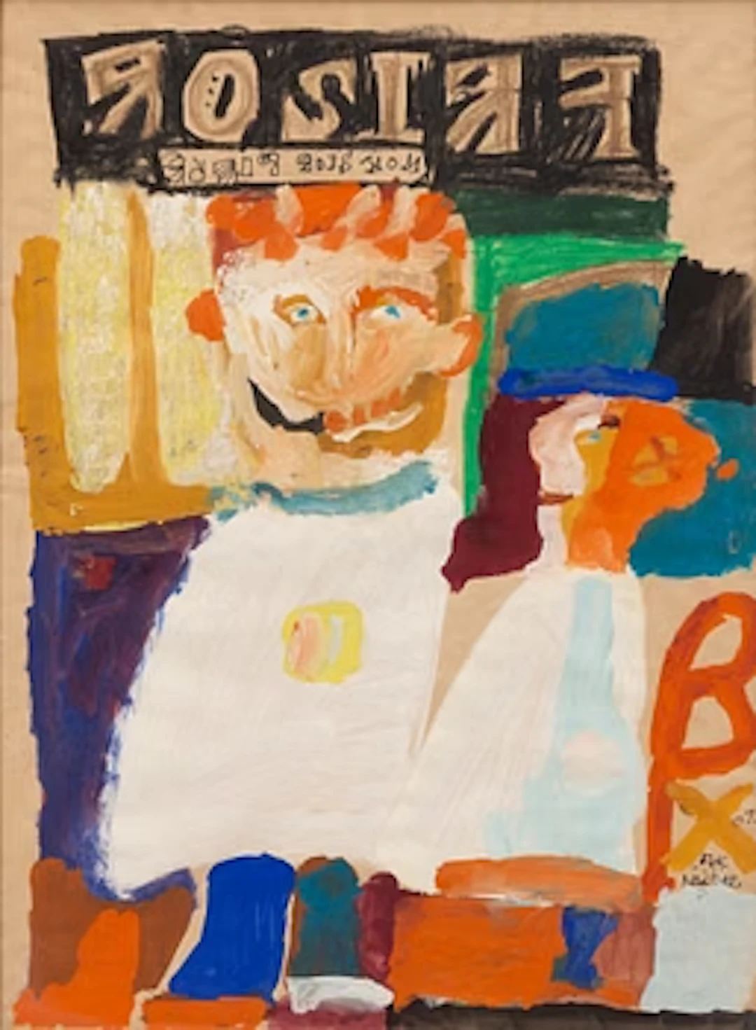 Madeleine Pyk, At the barber.
