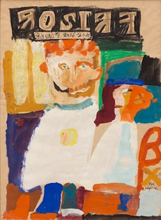 Madeleine Pyk, At the barber.