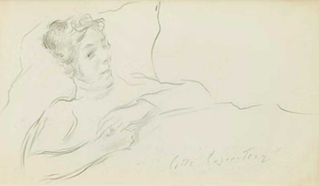 Lotte Laserstein, Reclining Woman.