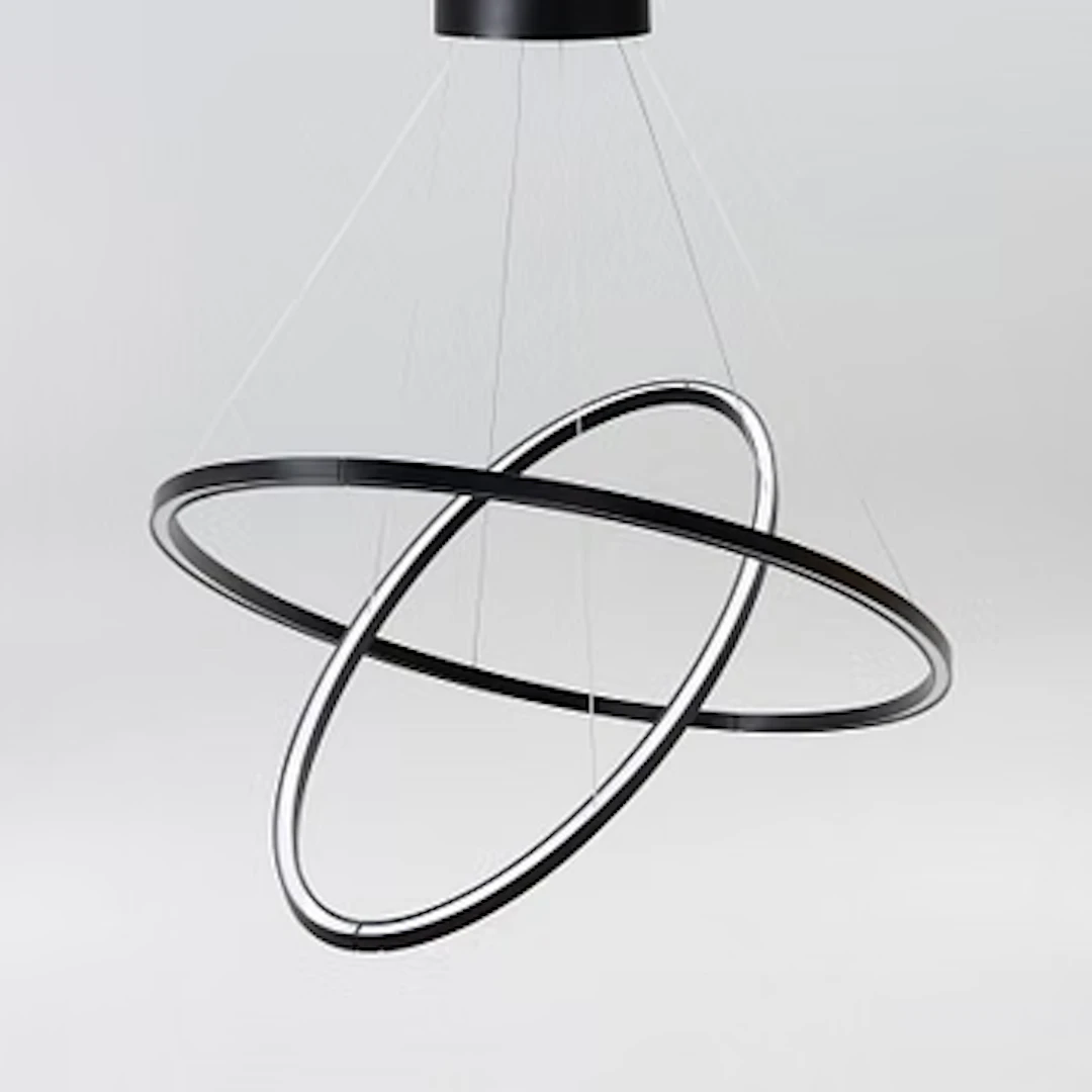 Federico Palazzari, a ceiling lamp, 'Ellisse Double', Nemo Lighting.