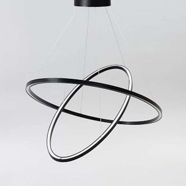 Federico Palazzari, a ceiling lamp, 'Ellisse Double', Nemo Lighting.