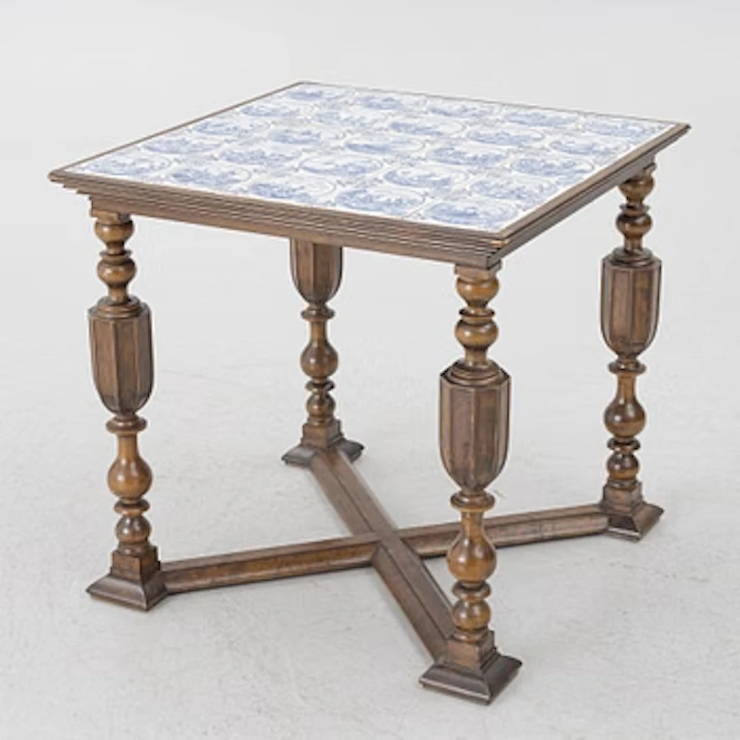 Table, Baroque style, circa 1900.