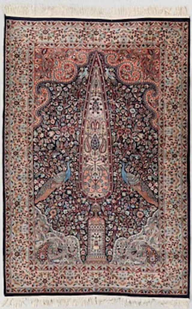 Rug, India, approx. 210 x 142 cm.
