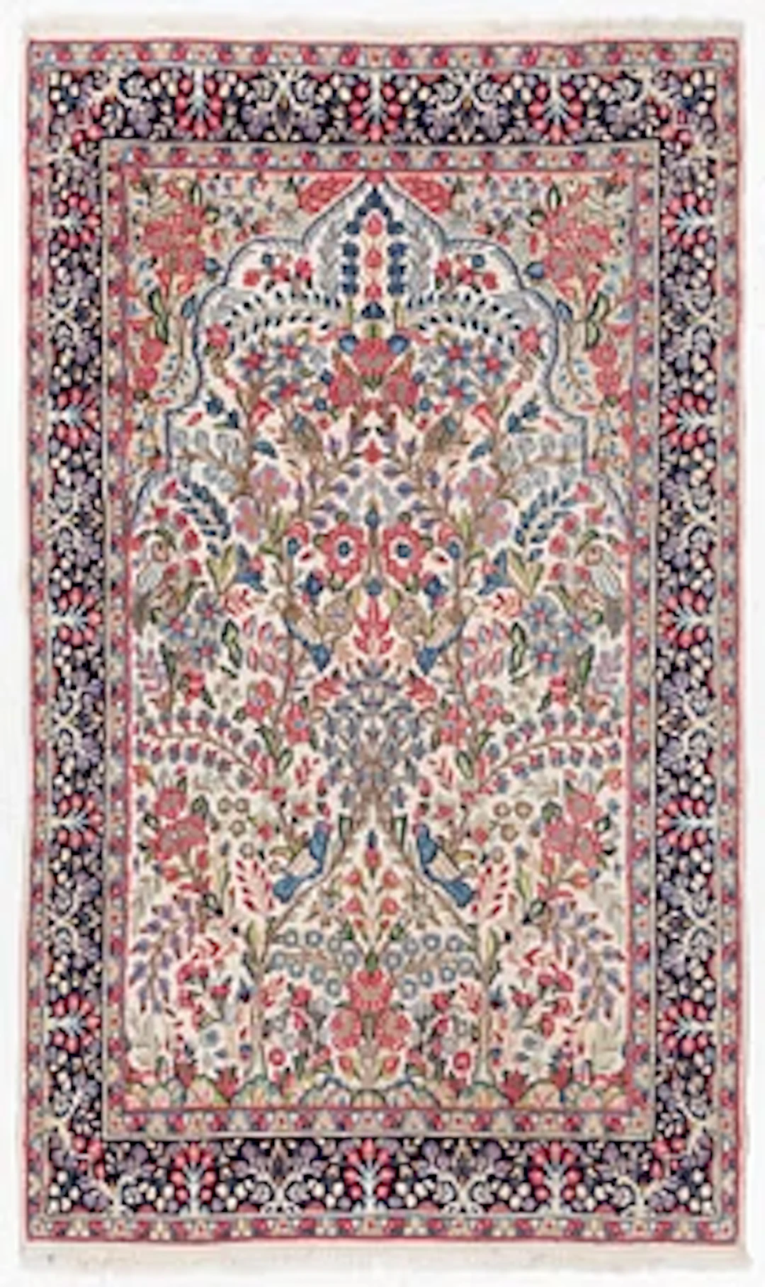 Rug, Kirman Lavar, 255 x 152 cm.