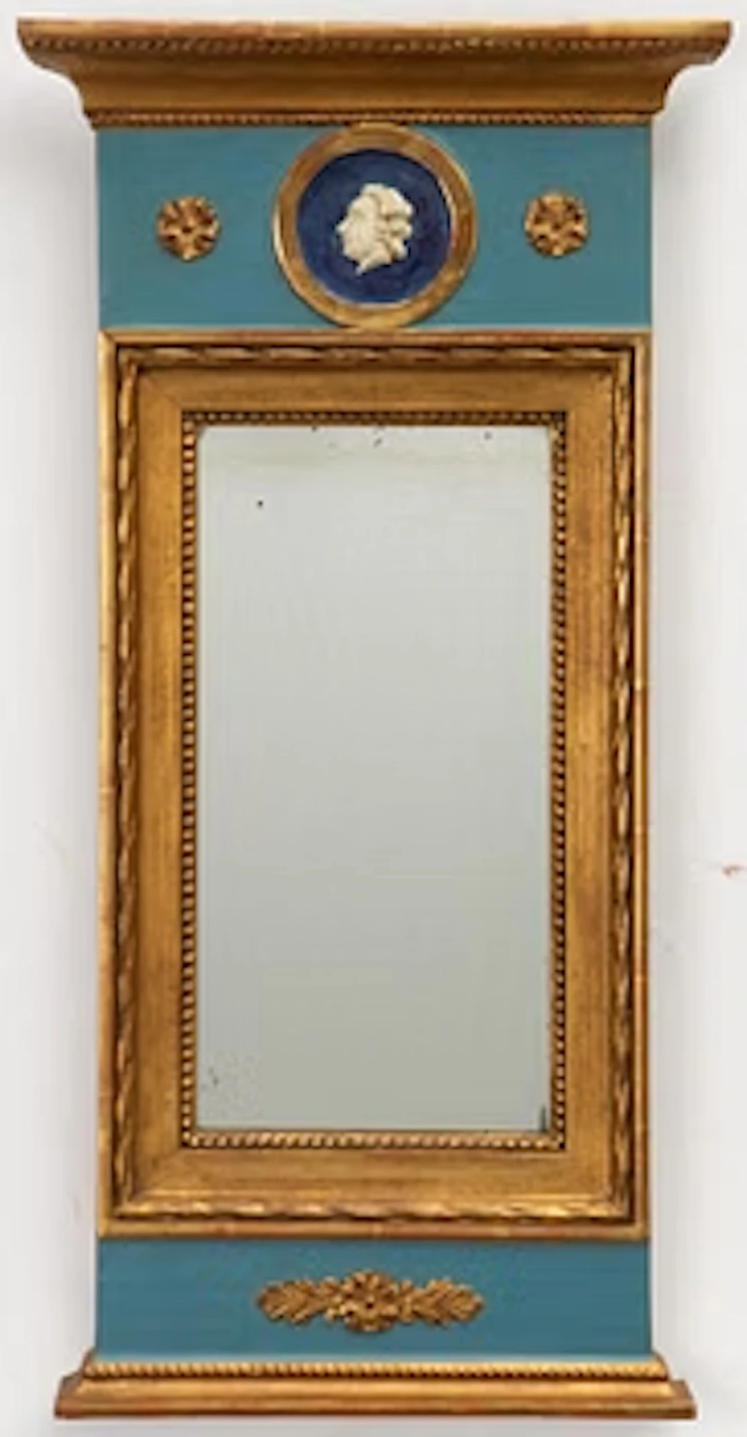 Mirror, late Gustavian style, 20th century.