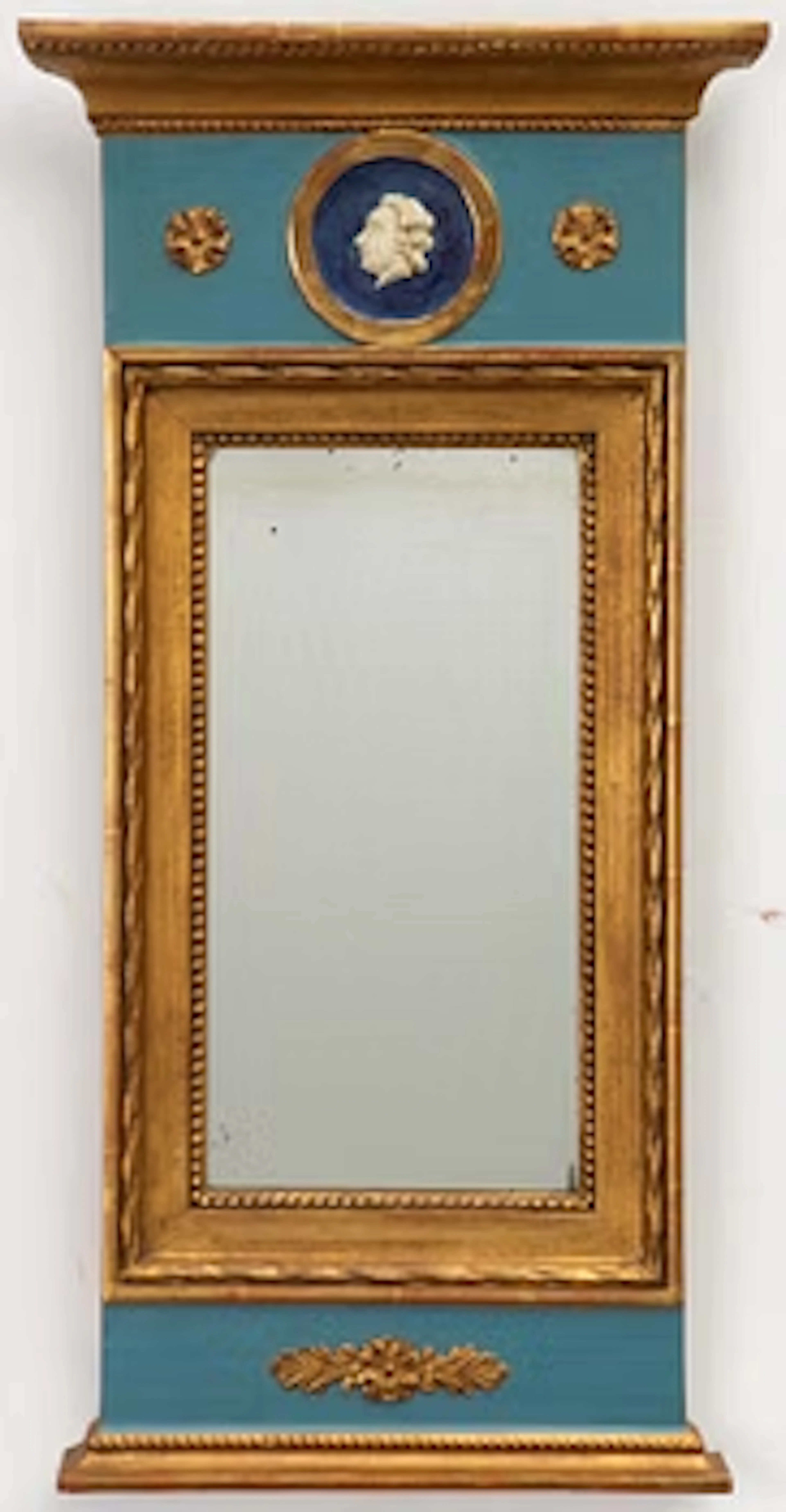 Mirror, late Gustavian style, 20th century.