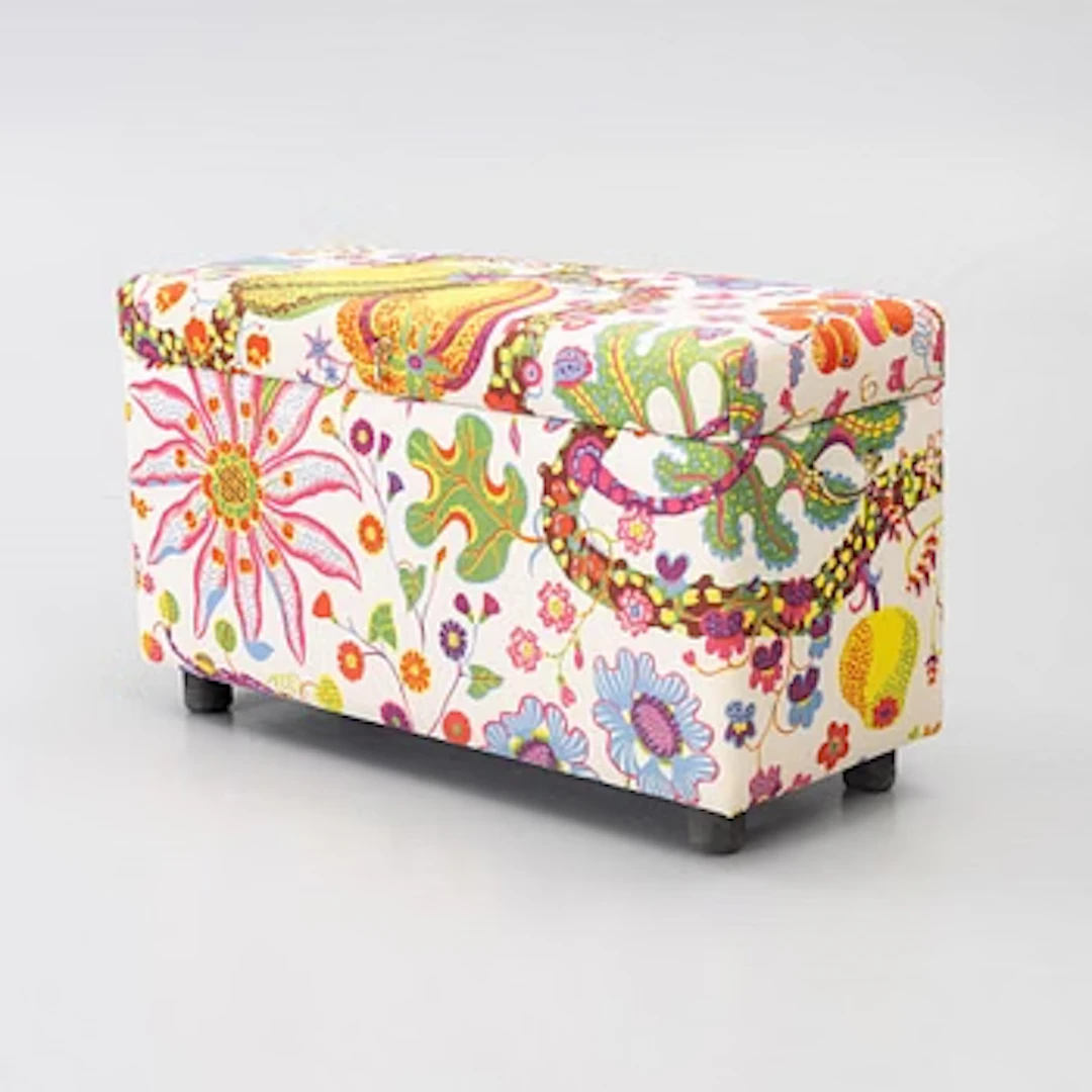 Storage stool, contemporary manufacture.