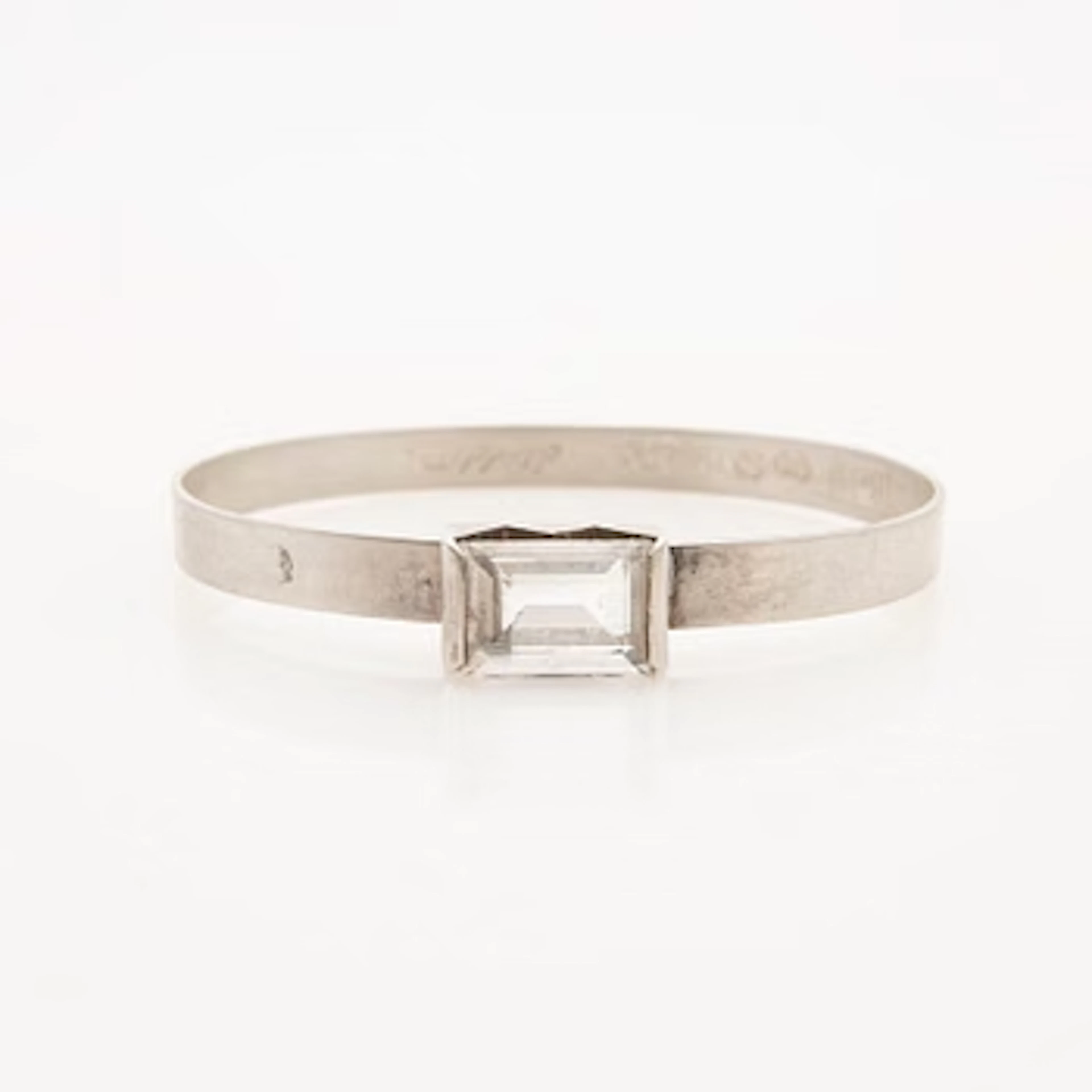 Åke Lindström for Bengt Erik Hallberg, bracelet, silver with rock