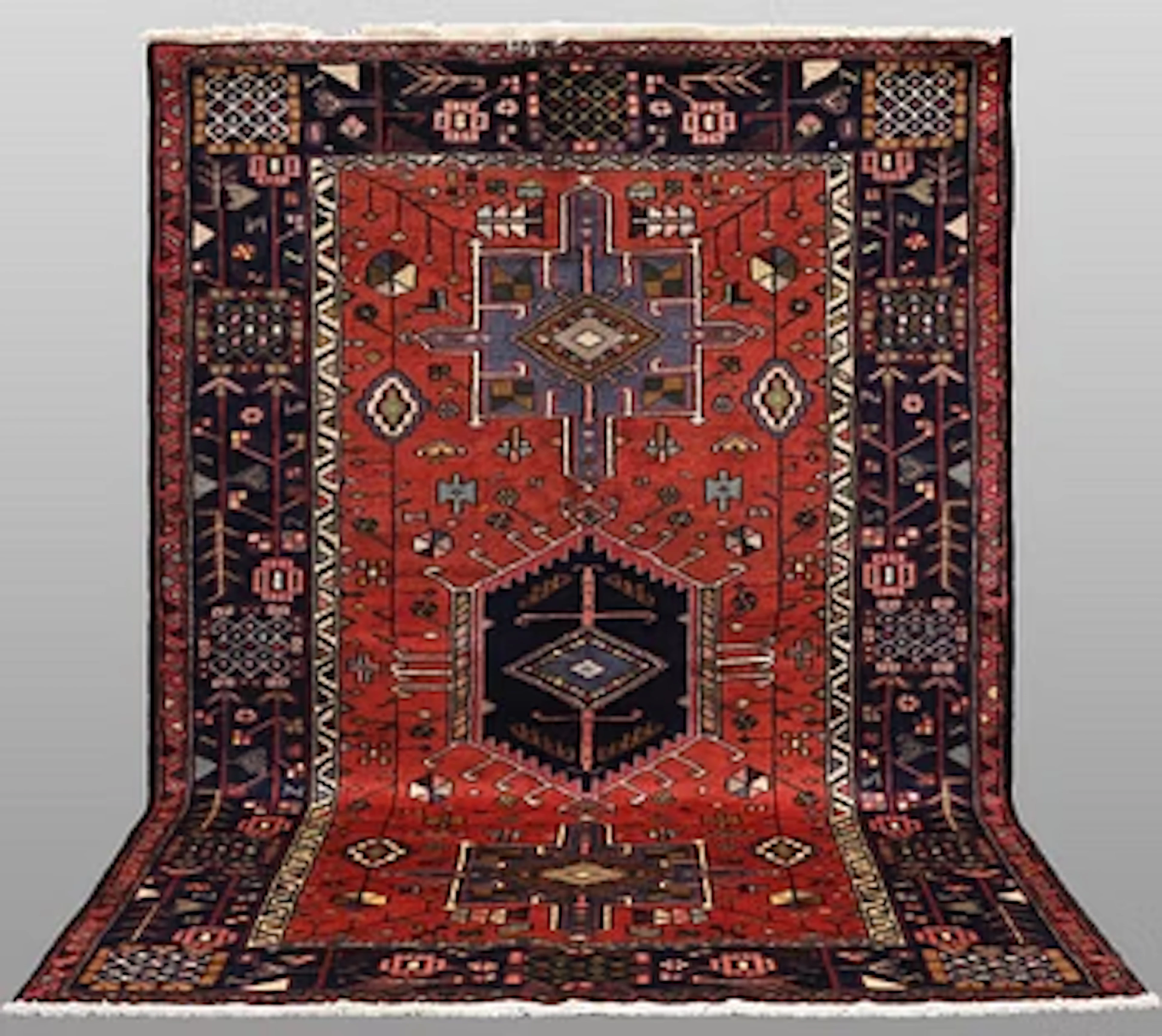 A Garadje rug, 196 x 151 cm.