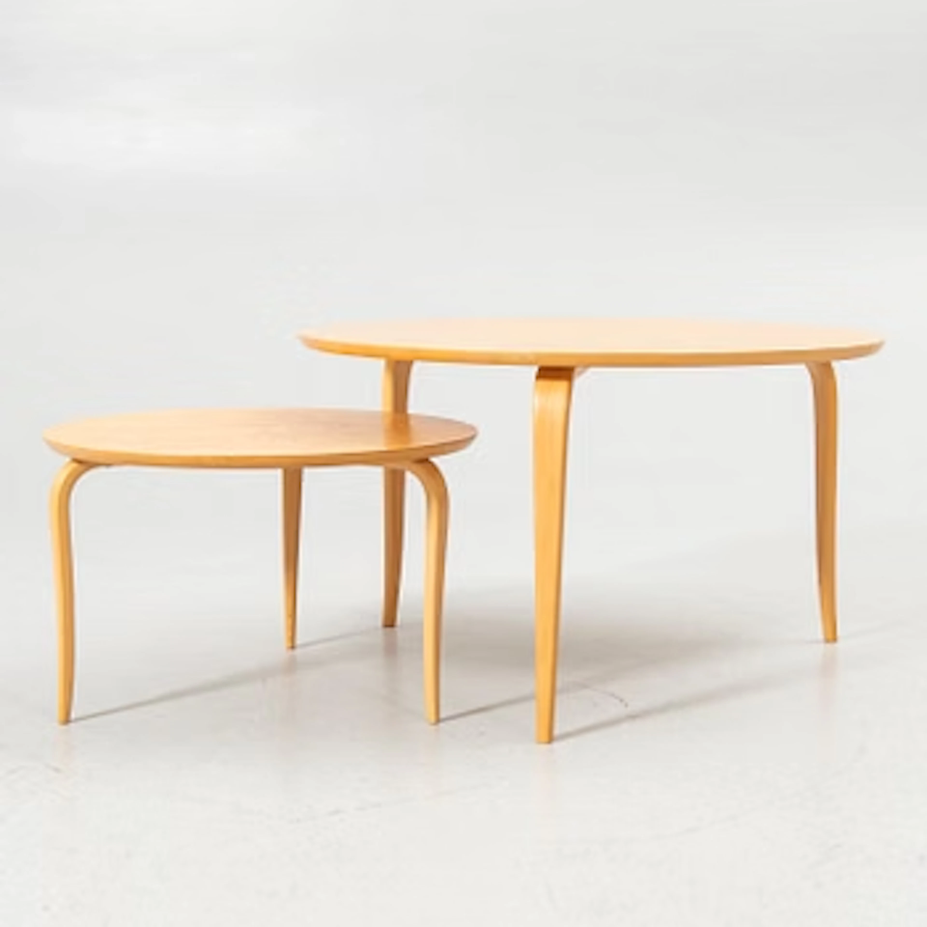 Bruno Mathsson, Coffee tables, 2, "Annika", Dux, latter half of the