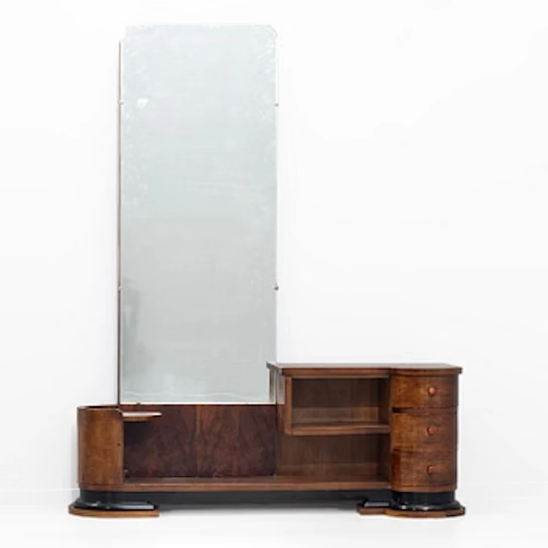 Hall furniture, Art Deco, 1930s/40s.