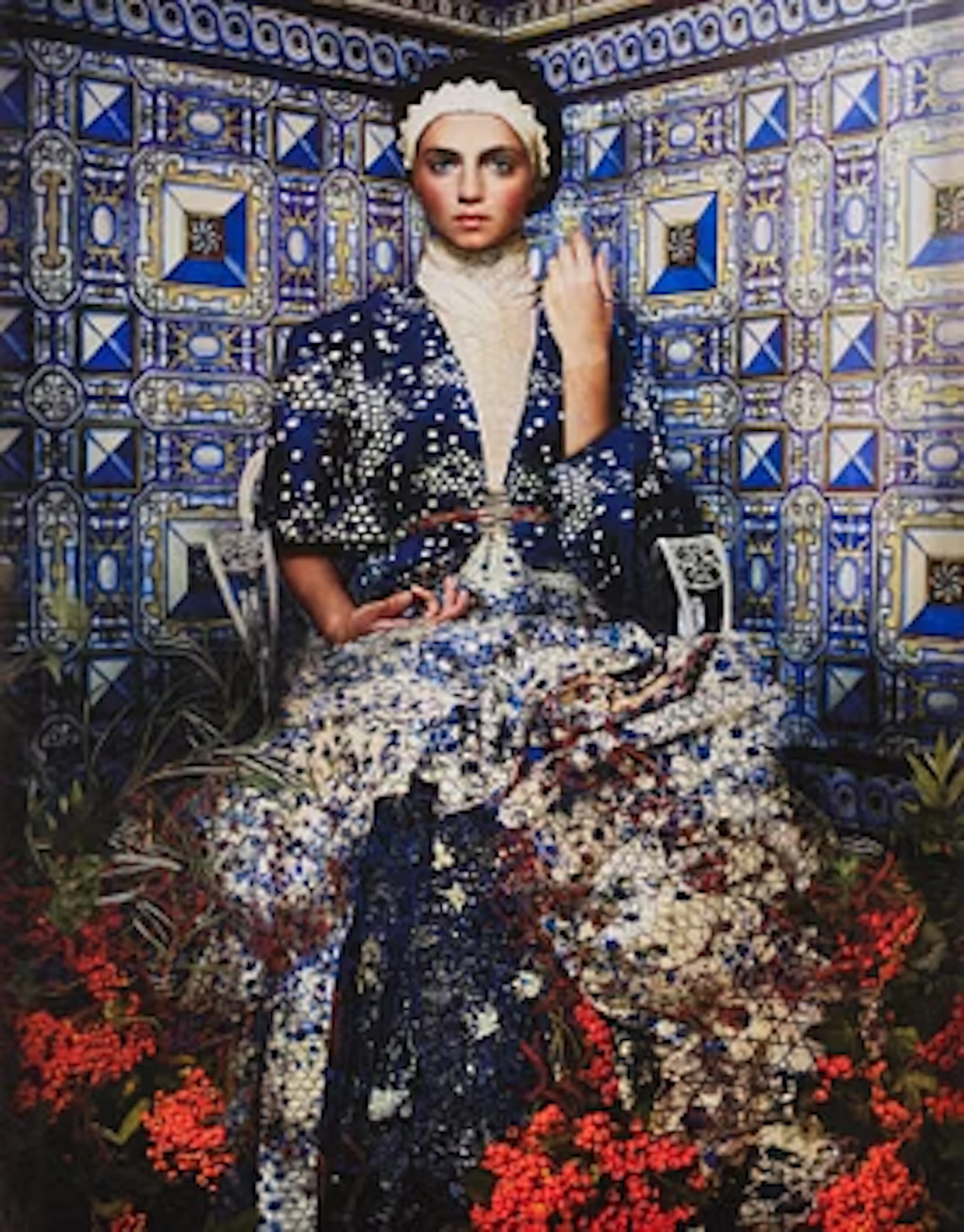Cooper & Gorfer, "Marilina in a Tiled Room", 2014.