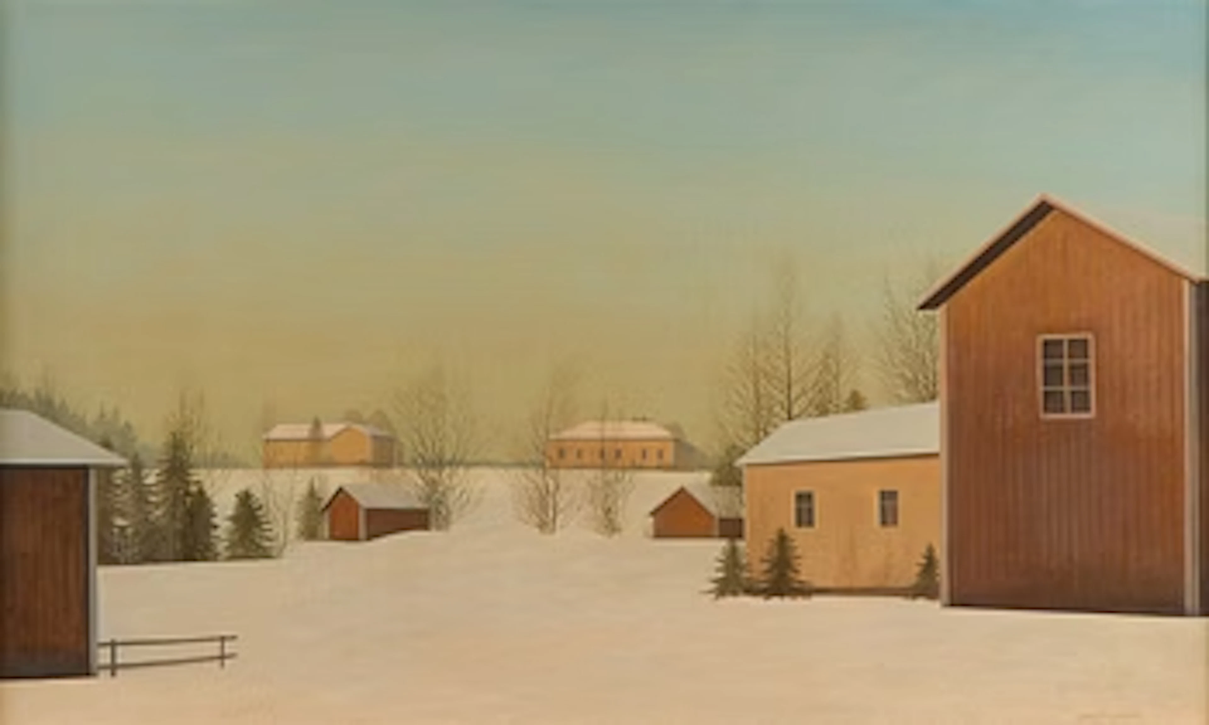 Risto Vilhunen, Winter Landscape.
