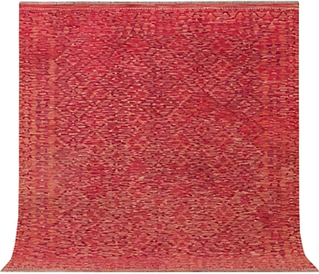 An Afghan kelim carpet, c. 200 x 199 cm.