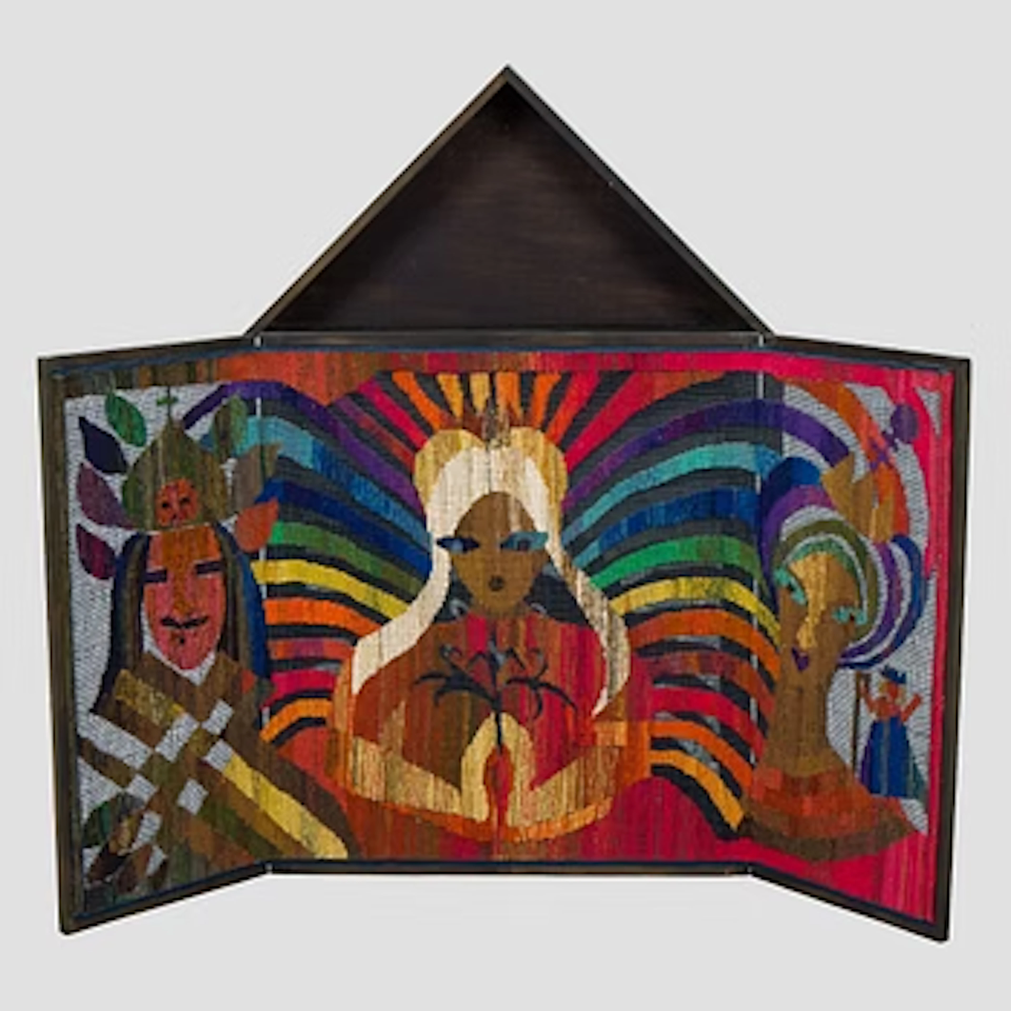 Oili Mäki, a tapestry, "Heavenly guardians".