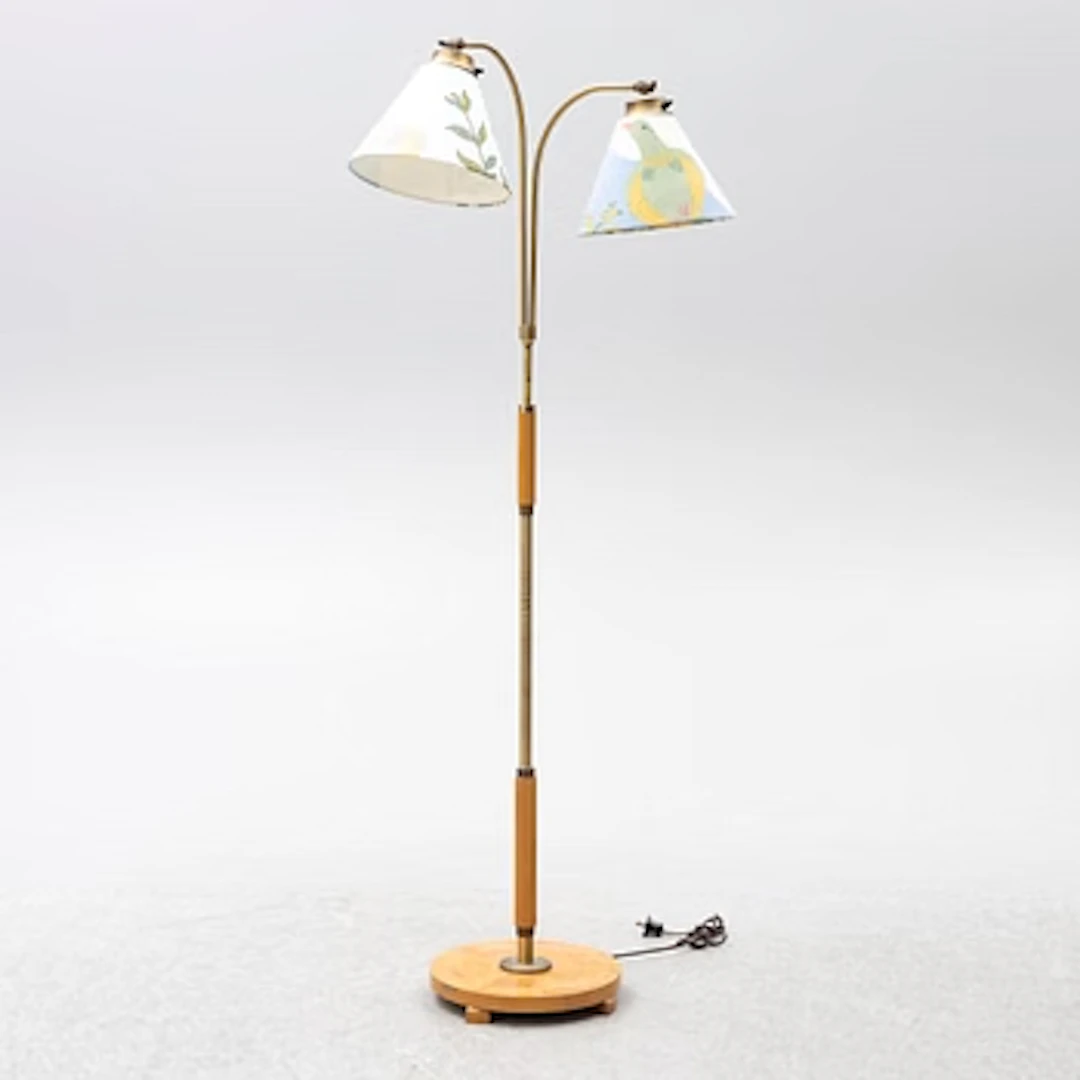 Floor lamp, Swedish Modern, 1940s.