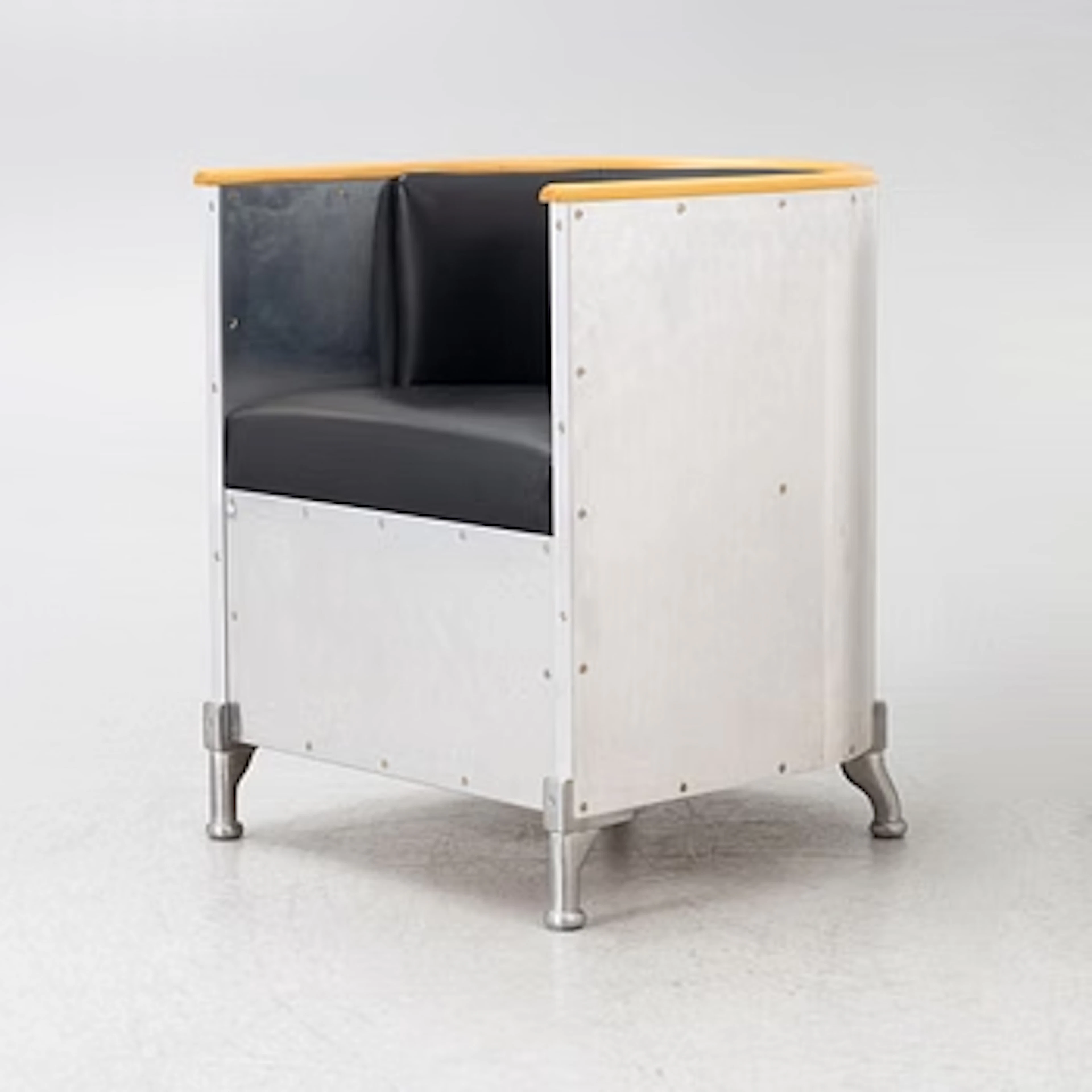 Mats Theselius, Armchair, "Aluminium", Källemo, Värnamo, Sweden.