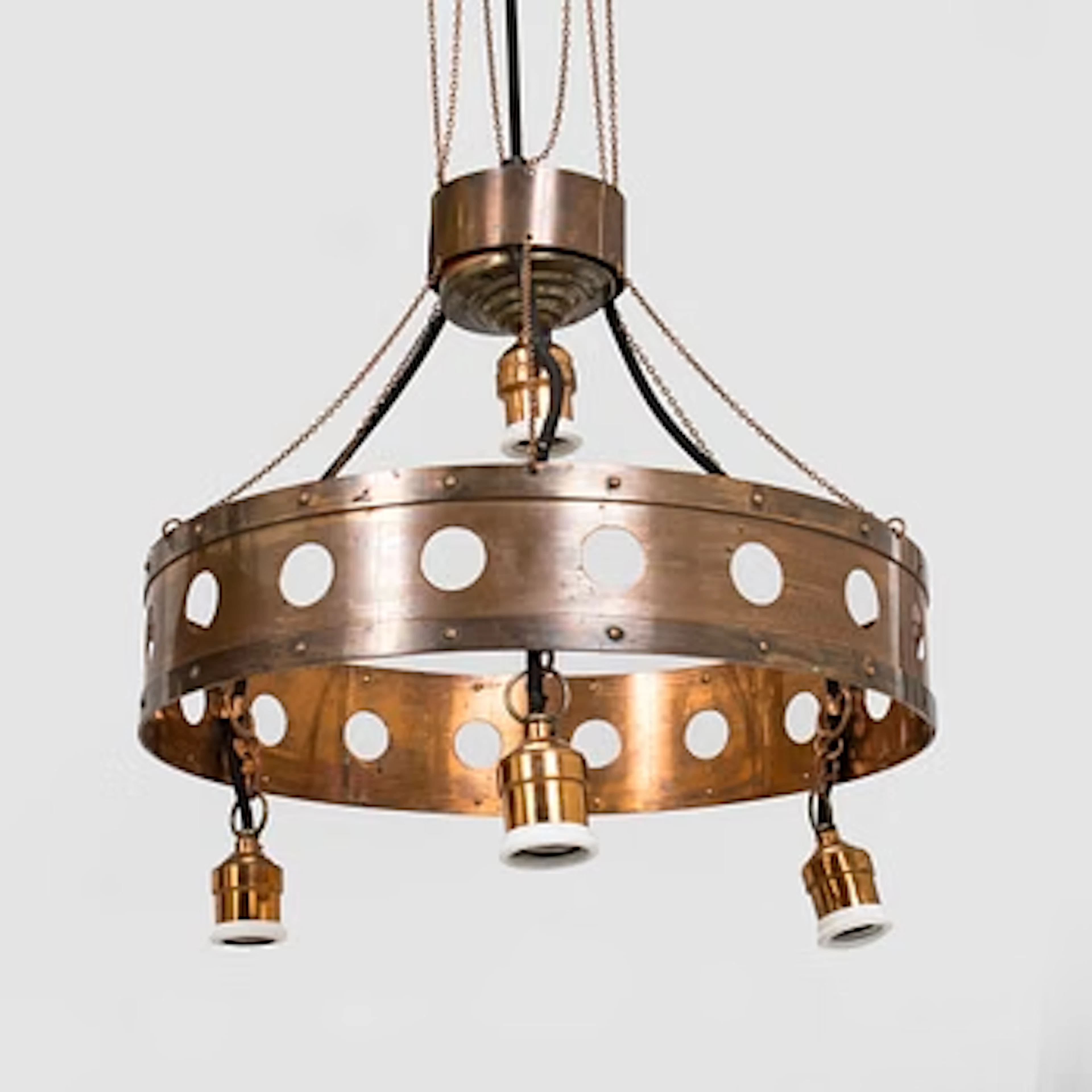 Frame for ceiling lamp, Konstsmideri Allan Helenius Ab, early 20th century.