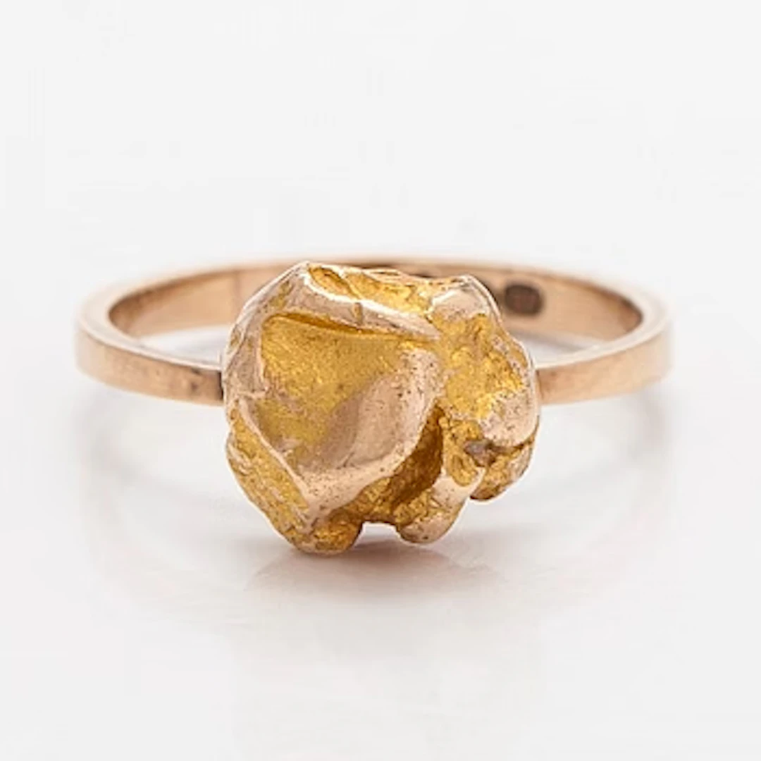 Björn Weckström, ring, ‘Keltaruusu’, 14K gold, Lapponia, 1967.