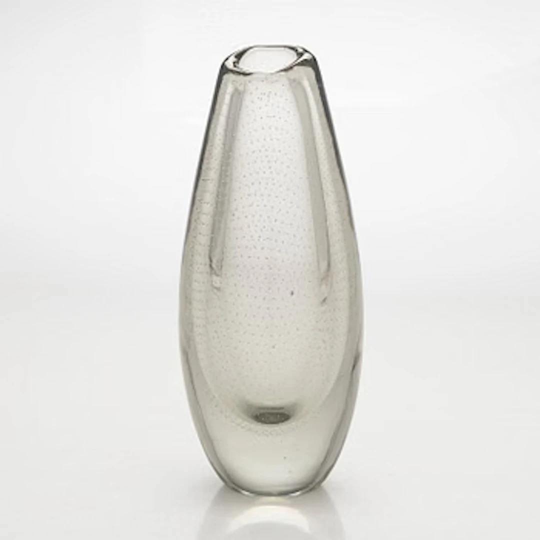 Gunnel Nyman, Glass vase, signed with an acid pen G. Nyman Notsjö 194...