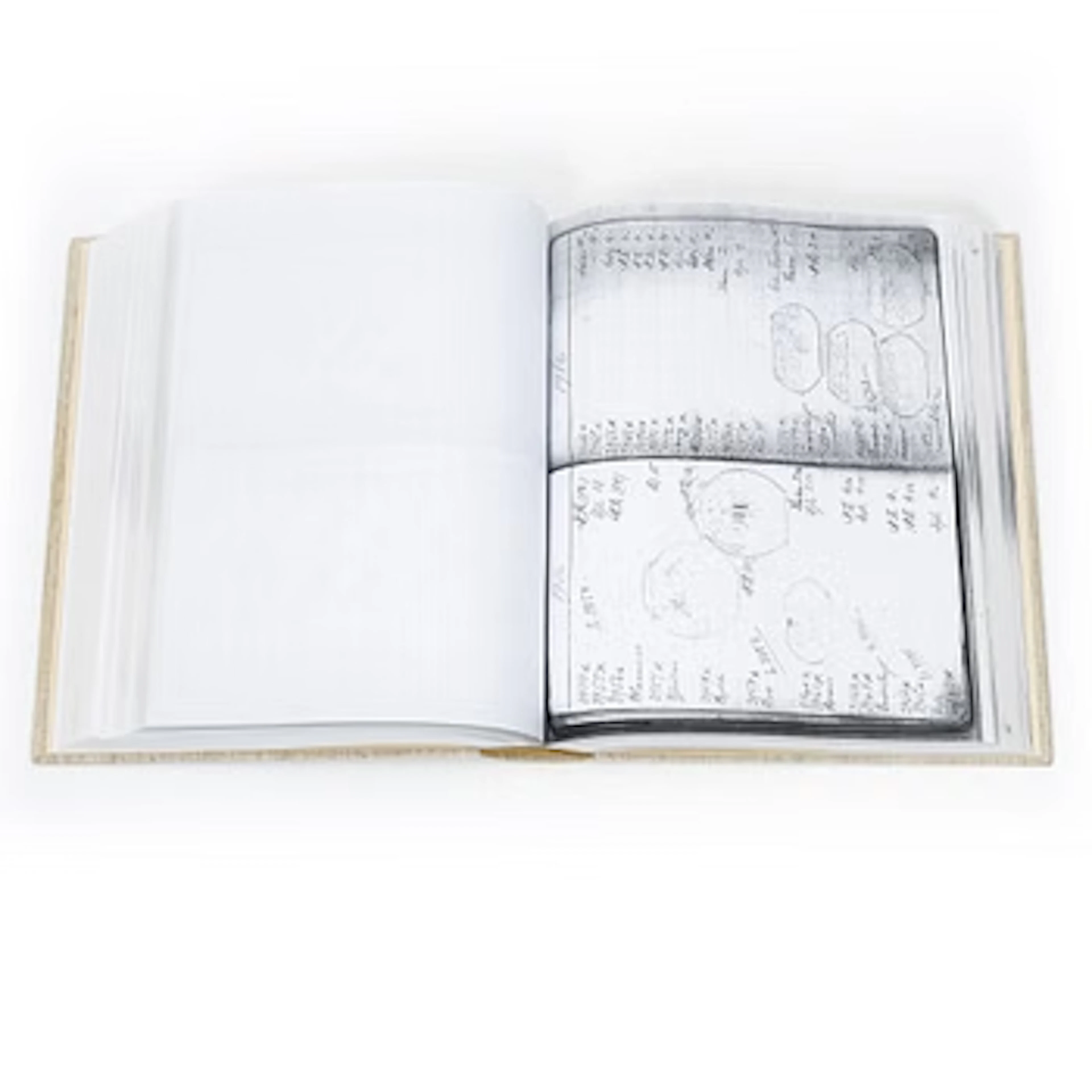 Book, hardback. With copied pages of Hilma Persson Hjelm’s models.