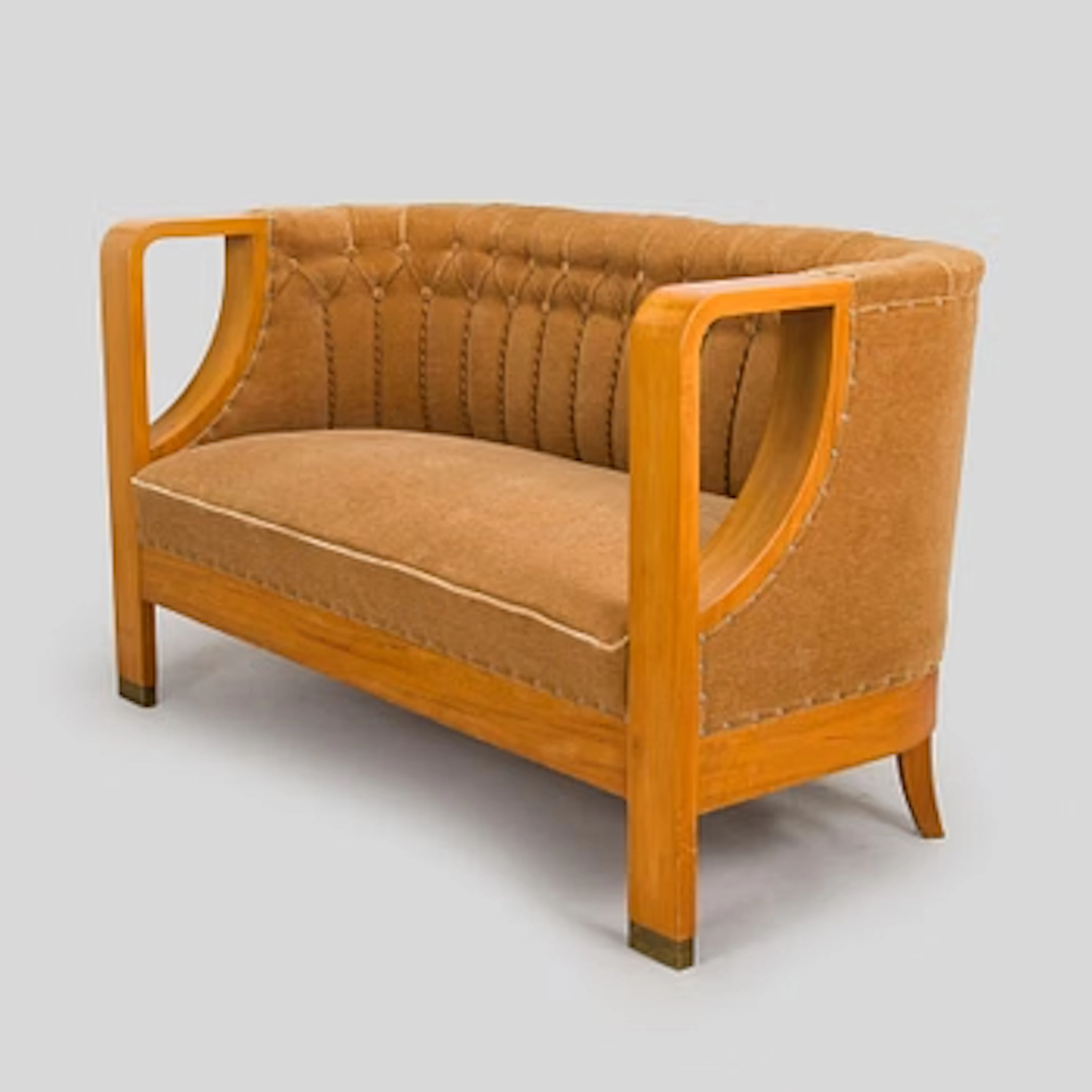 Adolf Koskinen, sofa, manufactured by Elias Hollo Puunjalostustehdas