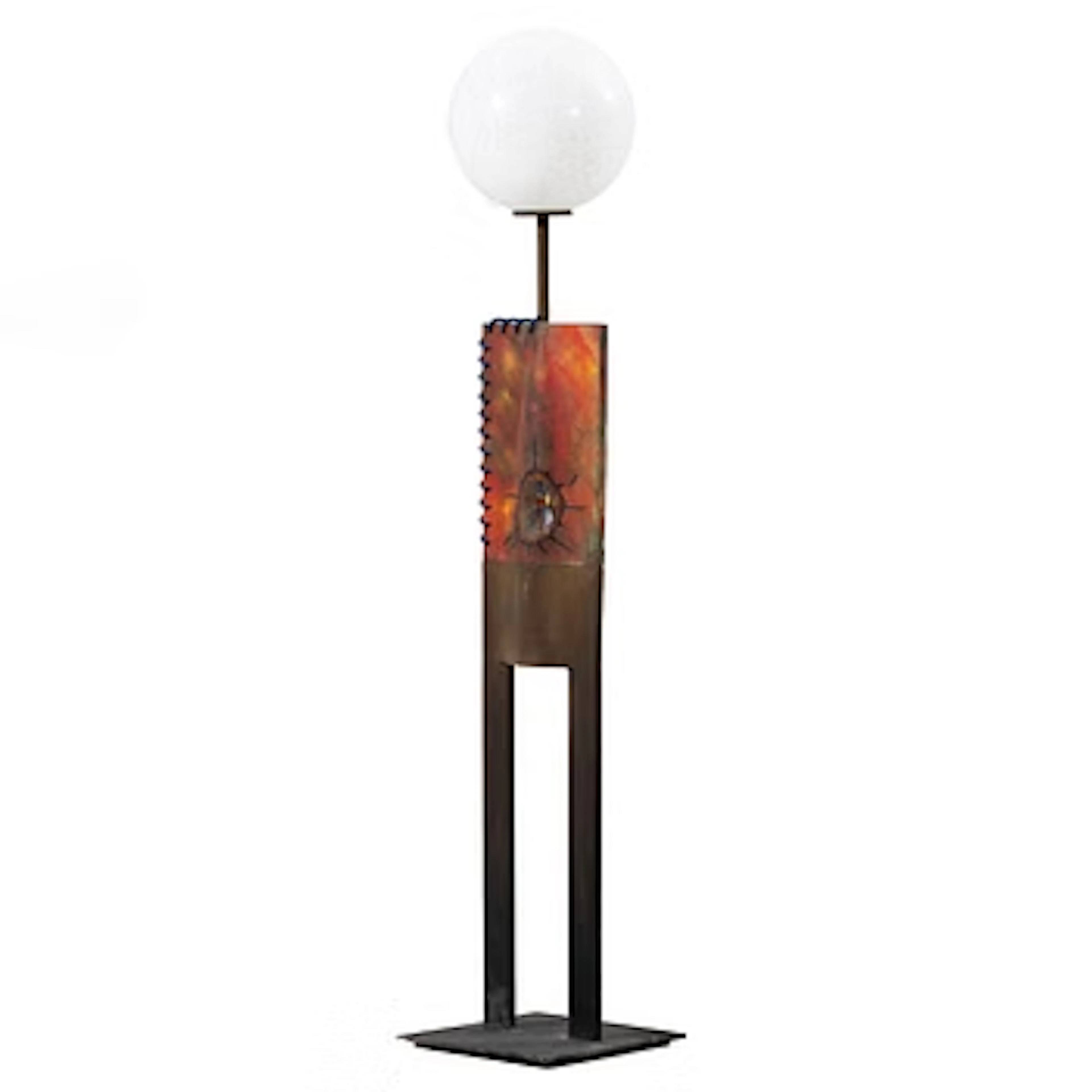 Kjell Engman, Floor lamp/sculpture, Kosta Boda, 2005.