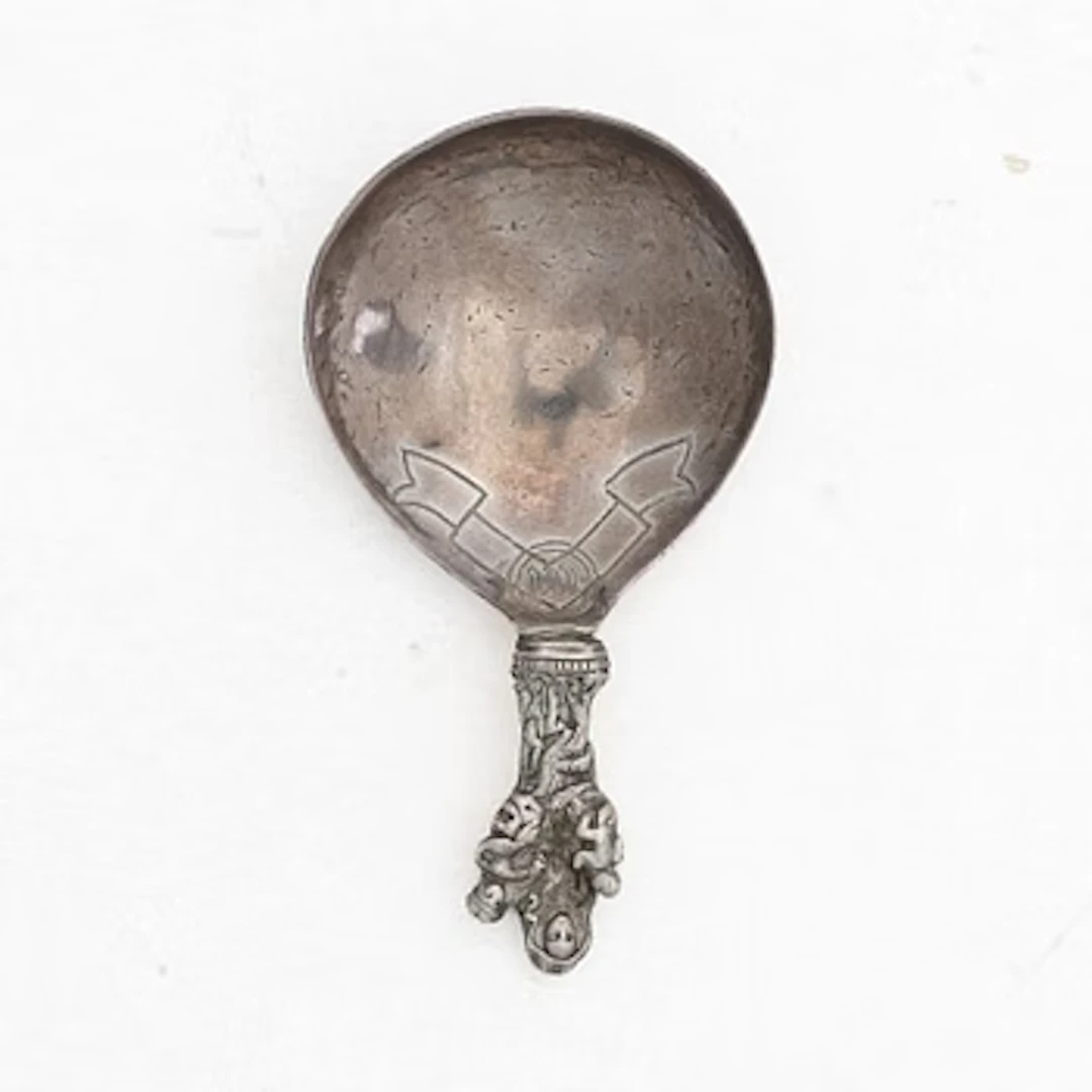Spoon, silver, probably Scandinavia, 18th/19th century.