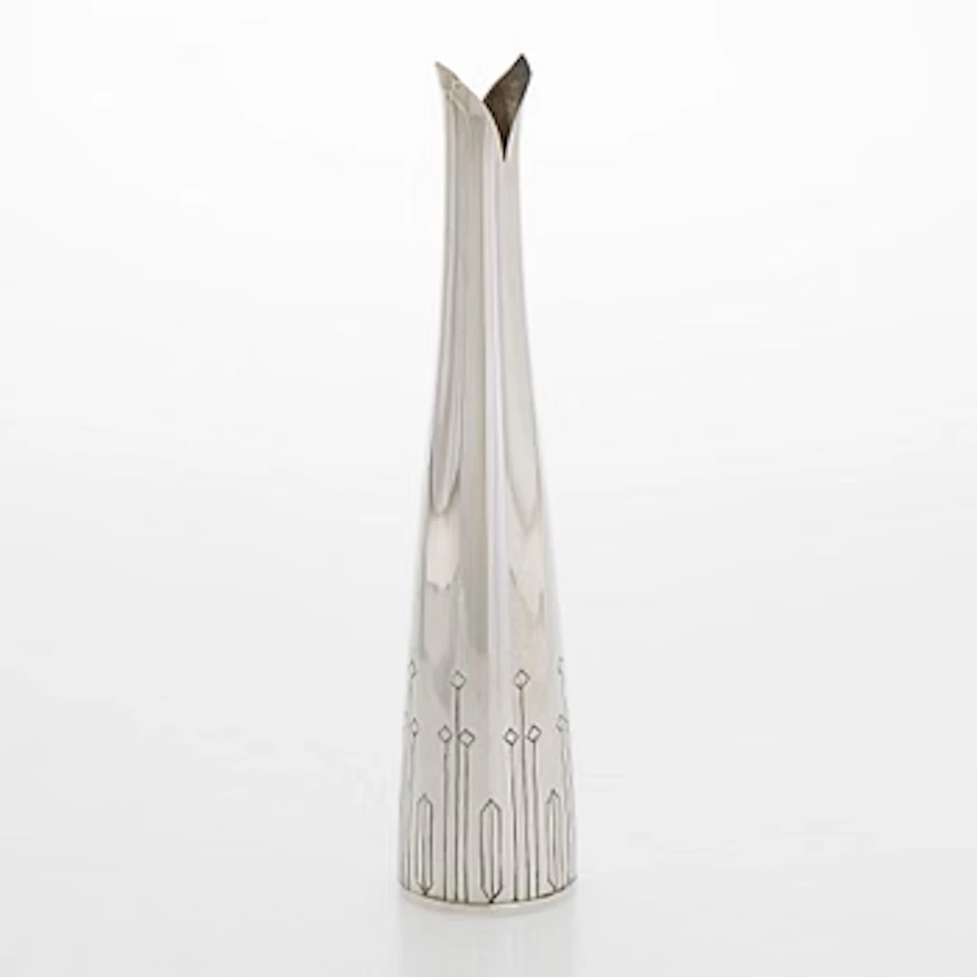 Anna-Greta Eker, Vase, silver, Auran Kultaseppä, Turku 1967.