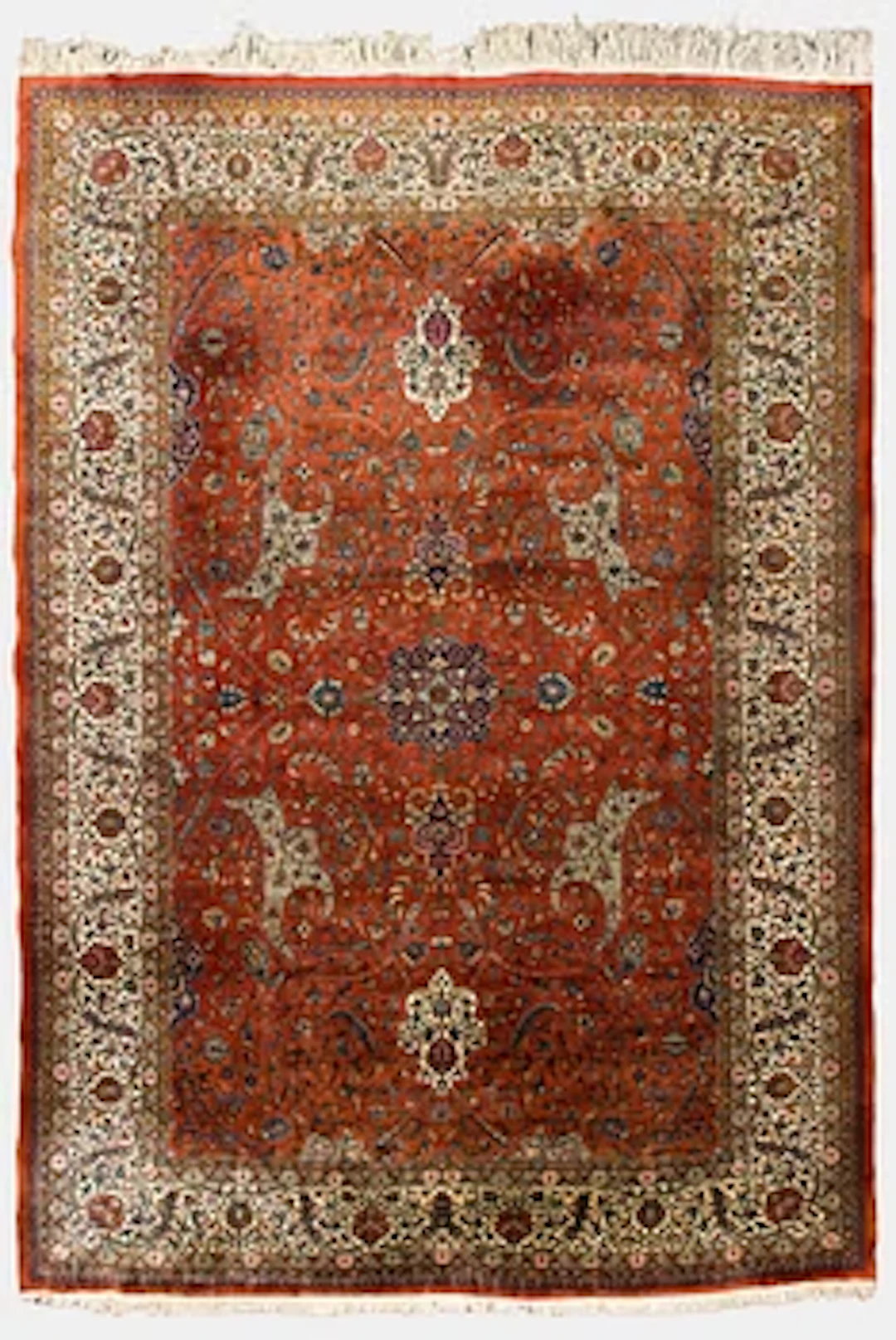 Carpet, Tabriz, old, c. 440 x 280 cm.
