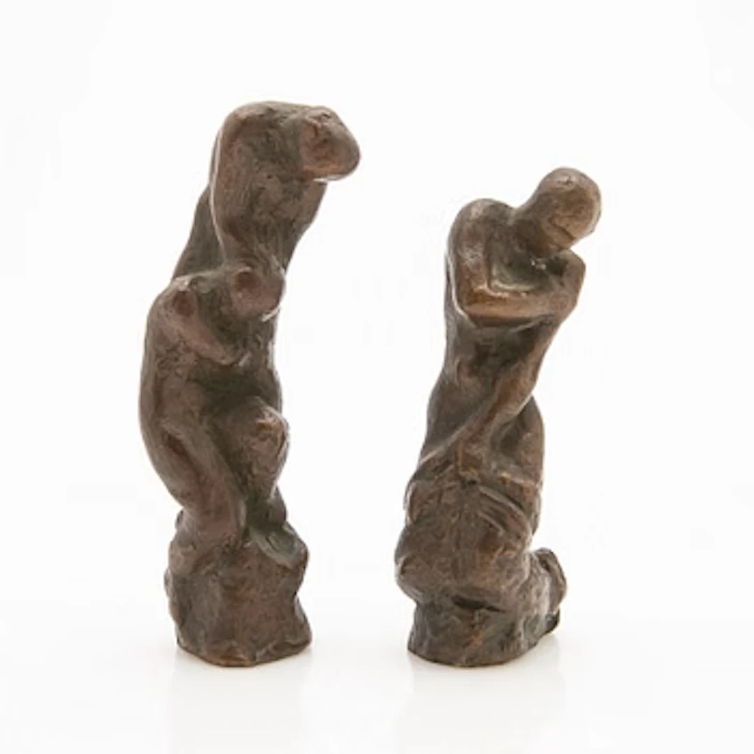 Hans Kongslev, Sculptures, 2 pcs.