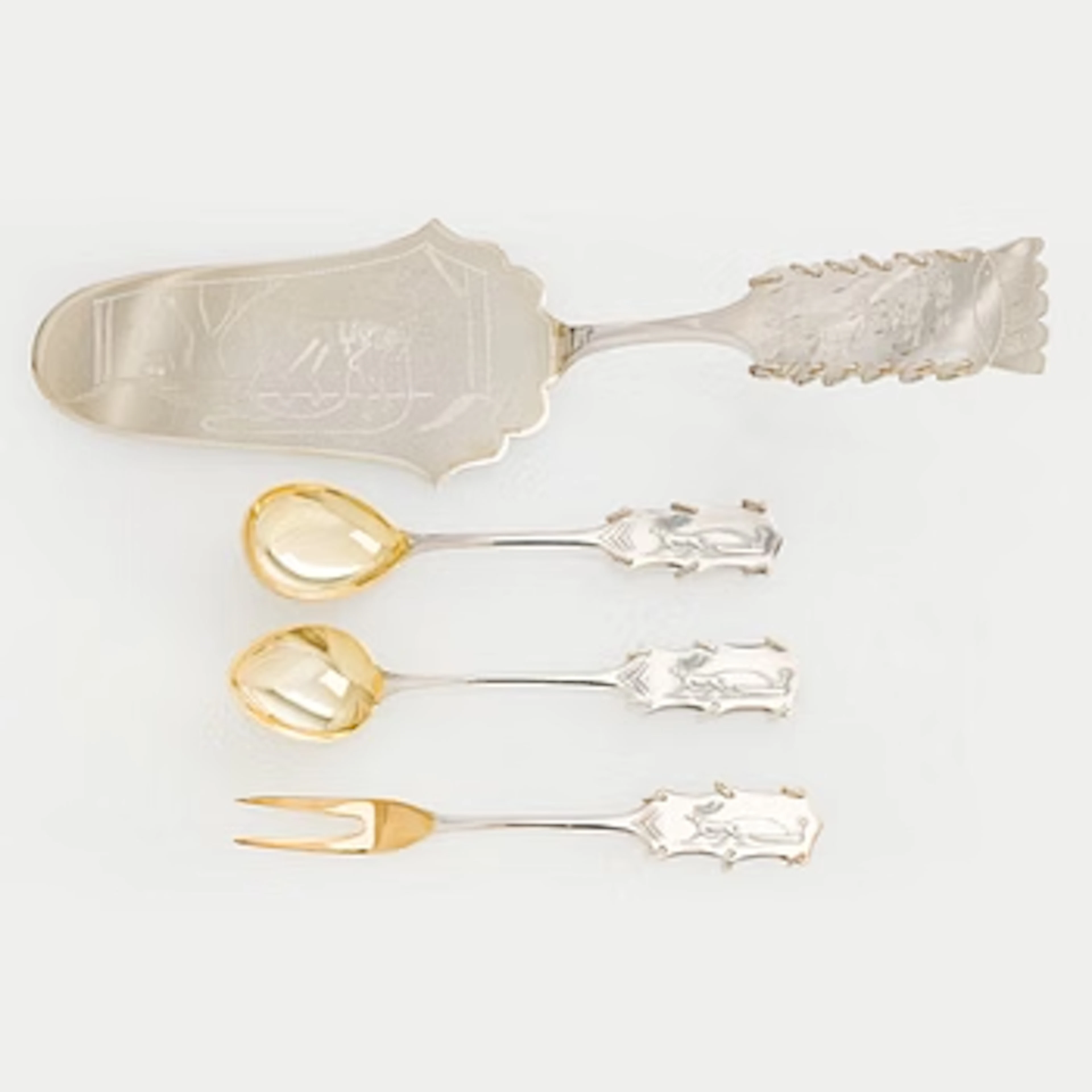 A 17-piece set of silver cutlery, Tornio and Turku, 1993 and 1984.