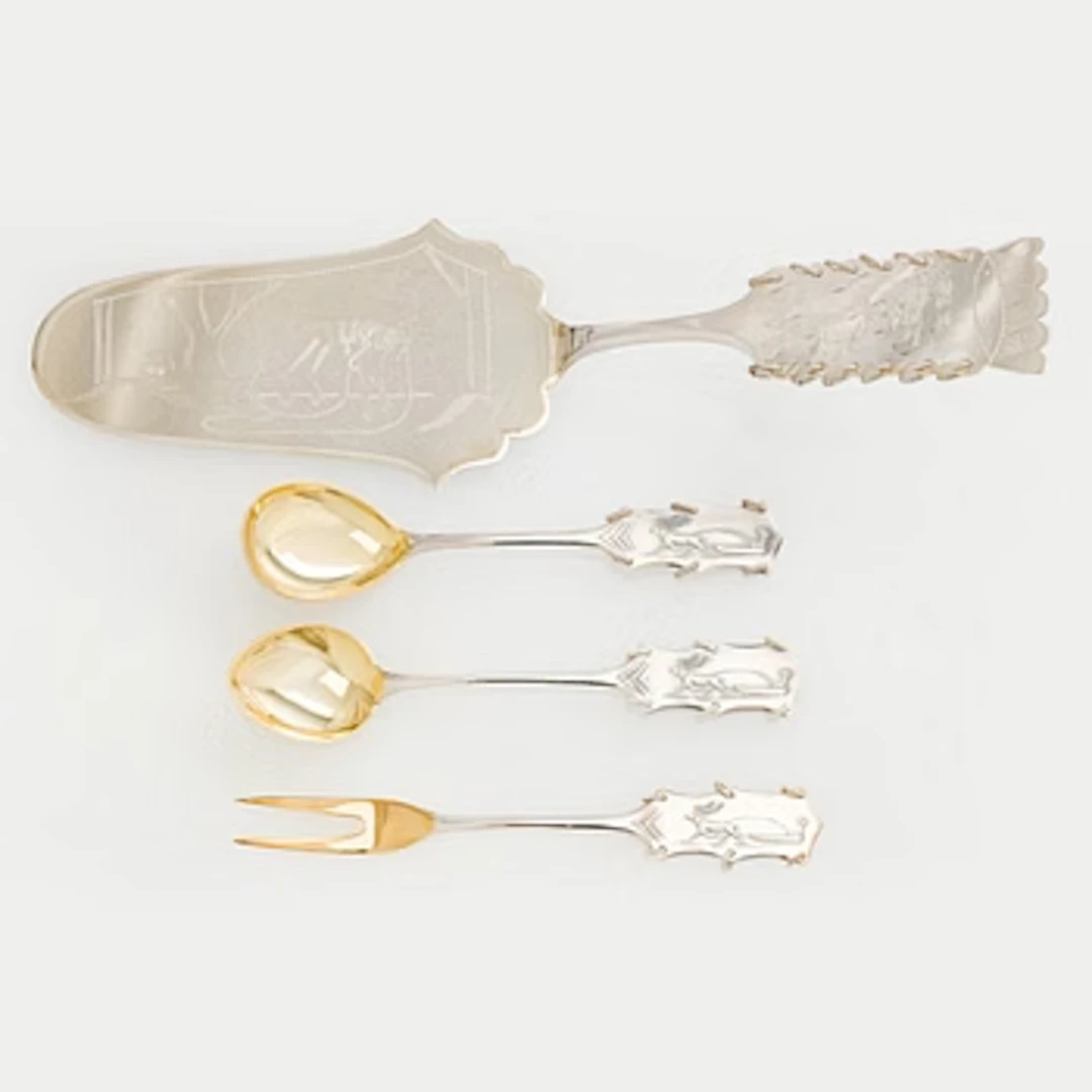 A 17-piece set of silver cutlery, Tornio and Turku, 1993 and 1984.