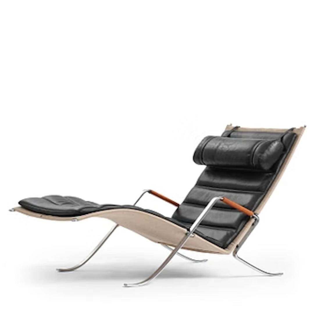 Preben Fabricius & Jørgen Kastholm, a “Grasshopper” chaise longue