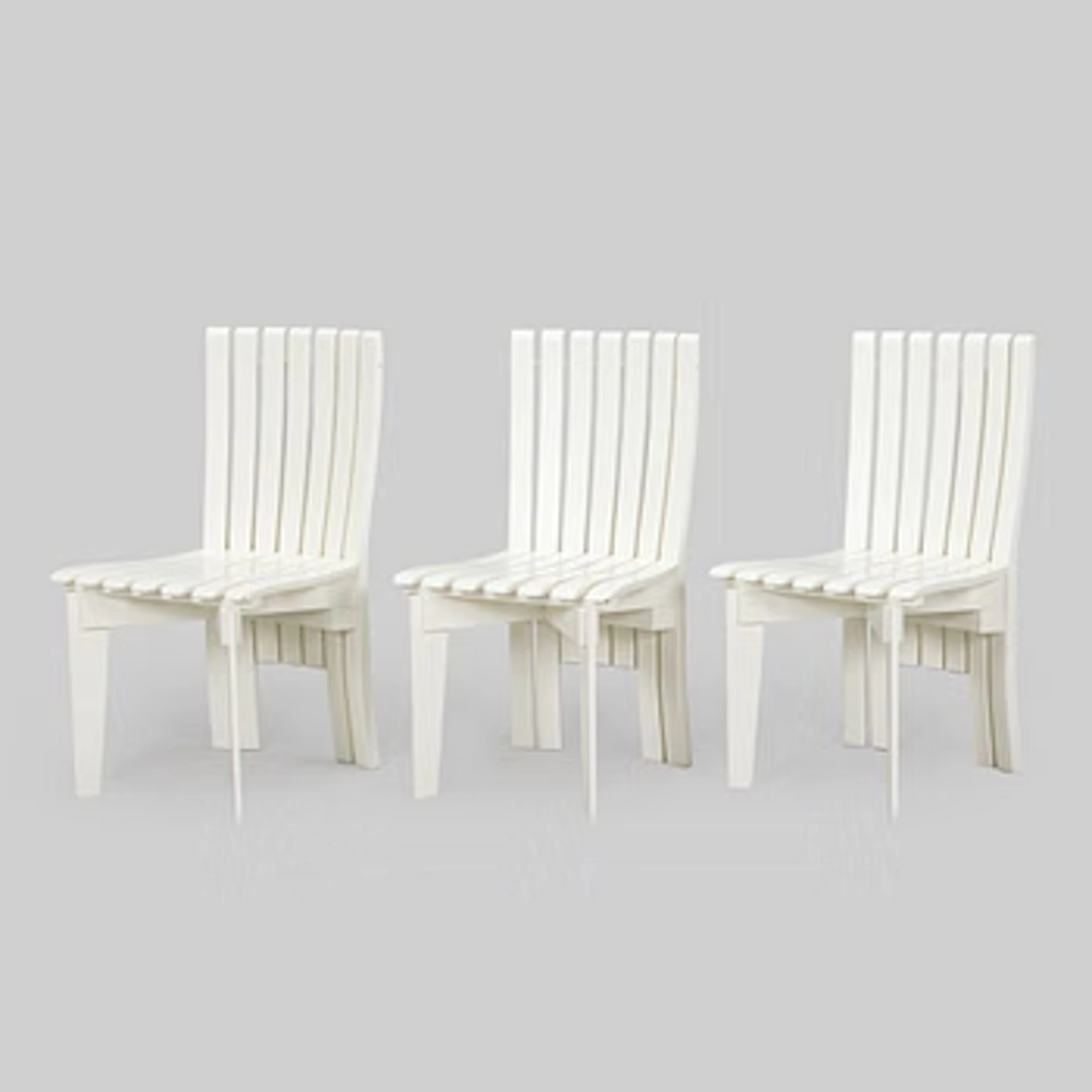 Alvar & Aino Aalto, a set of three 'Aurinko' (Sun-series) chairs for