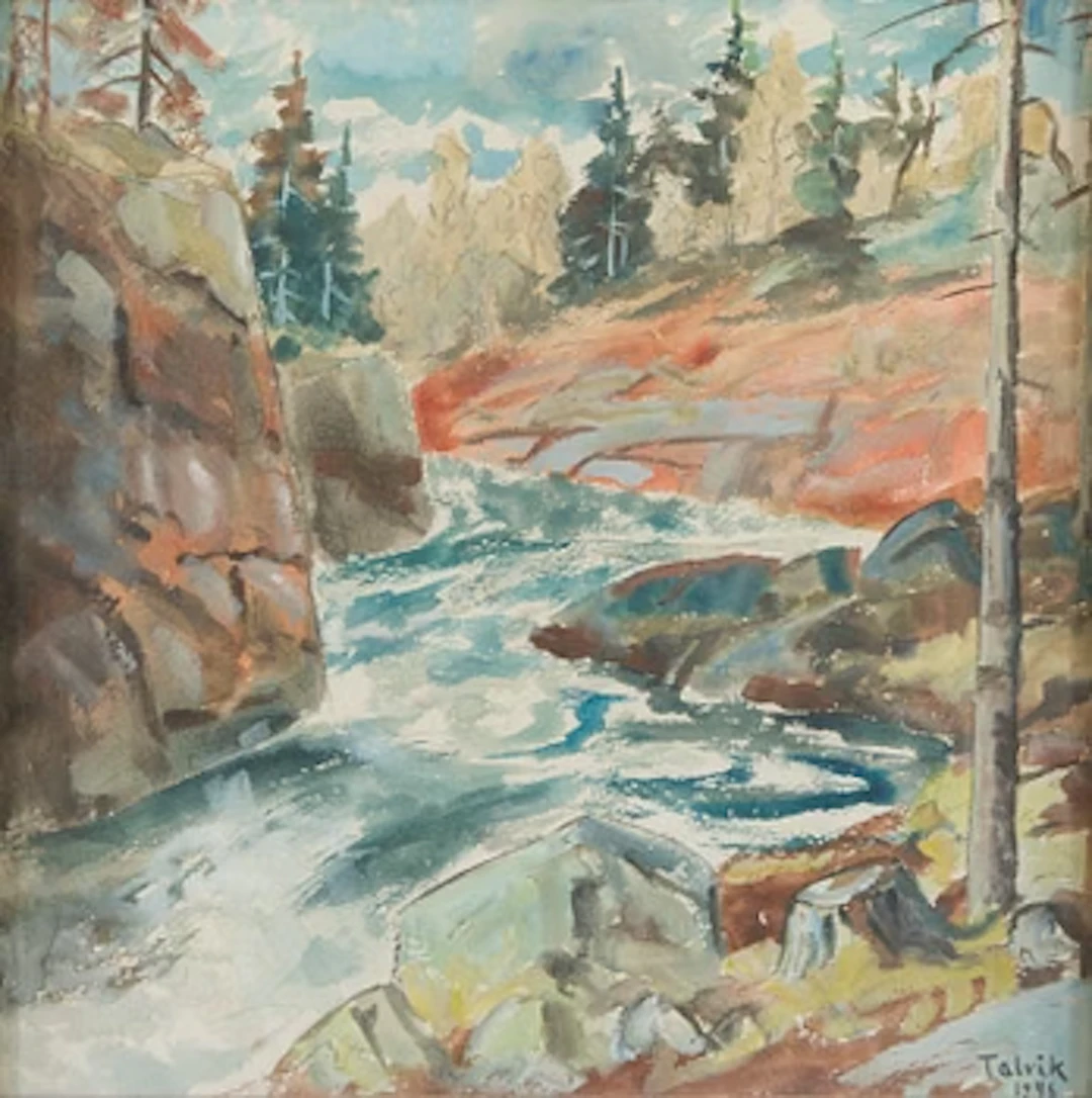 Hermann Talvik, Autumn landscape.