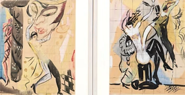 Jules Schyl, probably, untitled, 2 pcs.