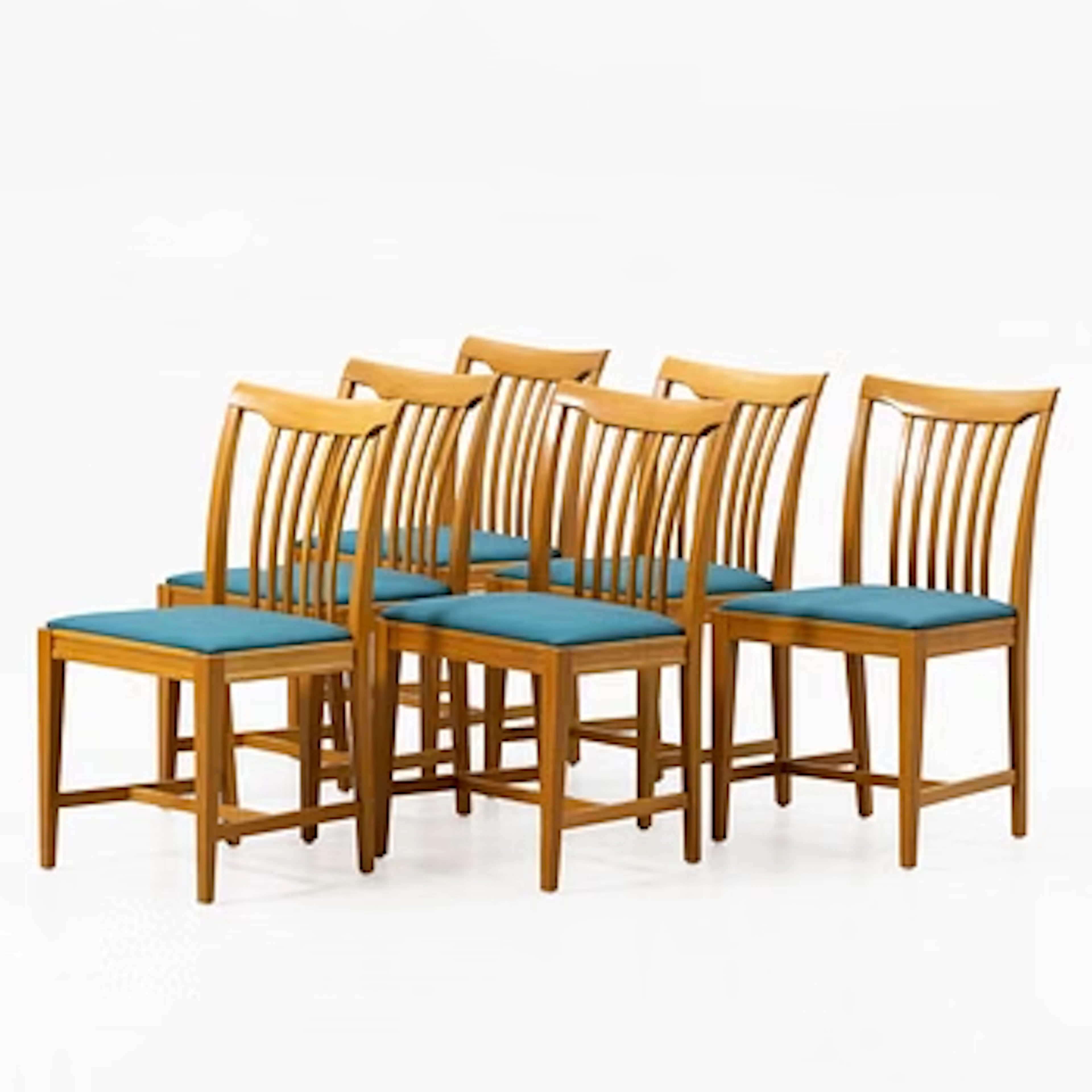 Svante Skogh, Chairs, 6 pieces, “Vindö”, Balders snickeri, Vaggeryd