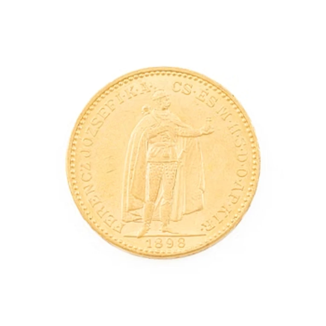 Gold coin, Hungary, 20 Korona, 1898.