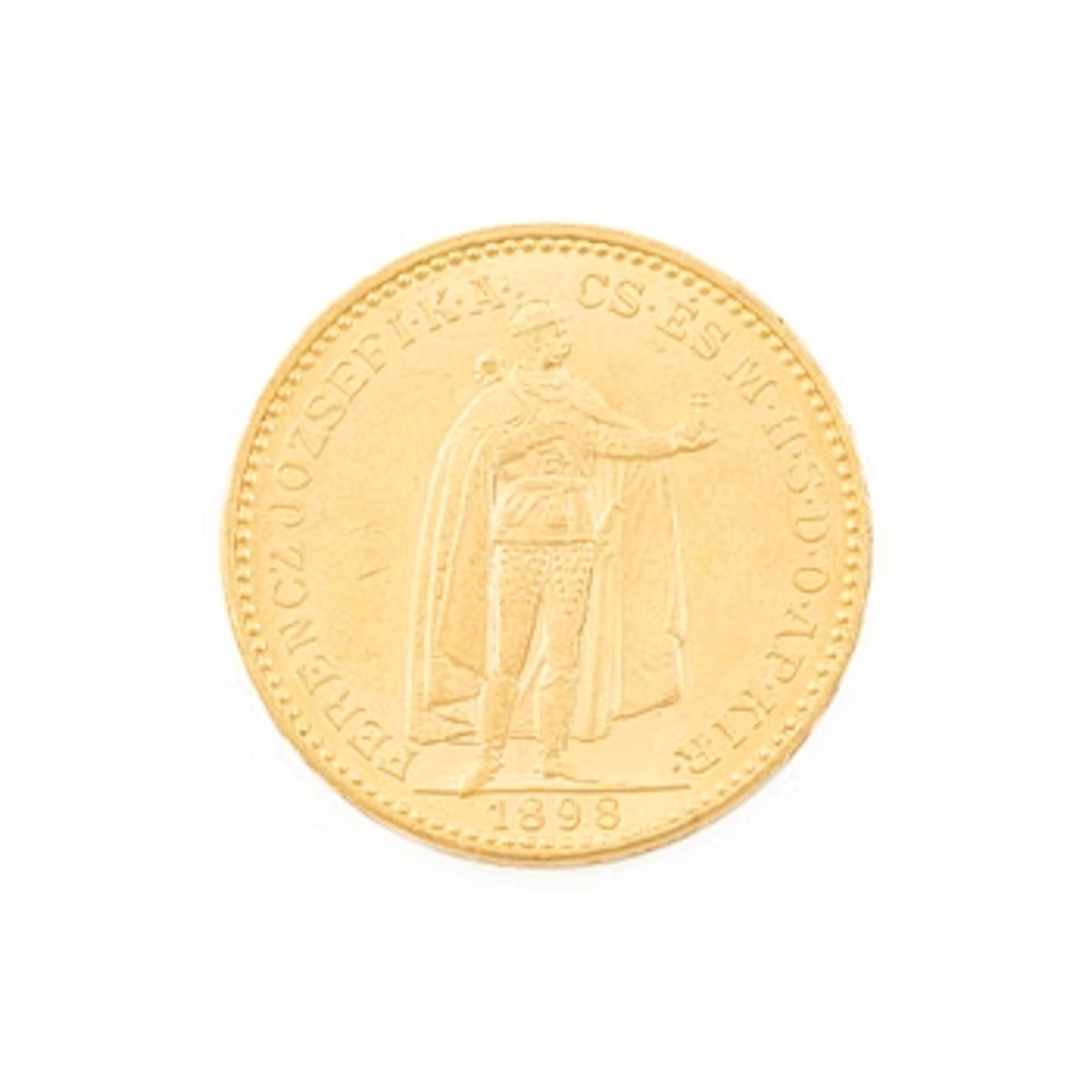 Gold coin, Hungary, 20 Korona, 1898.