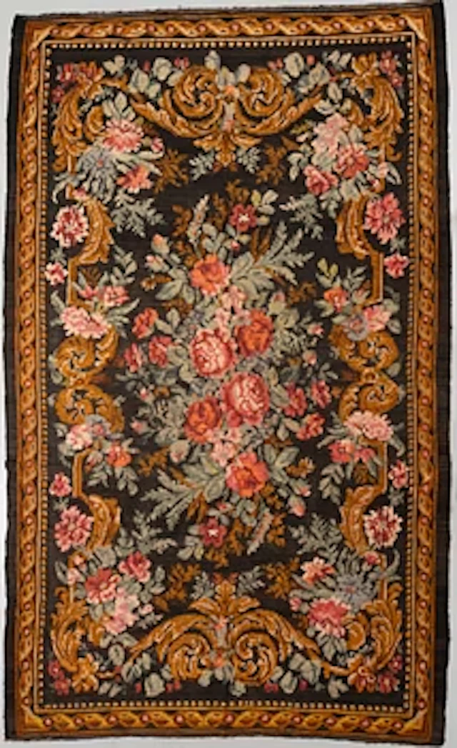 Rug, Bessarabian kilim, approx. 330 x 202 cm.