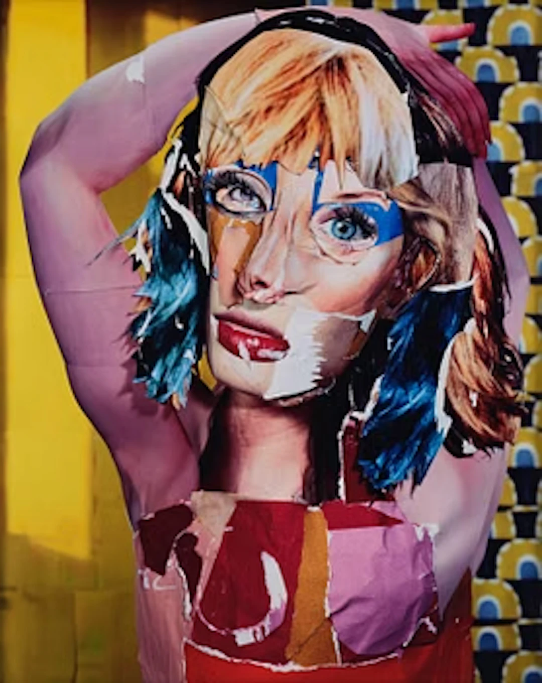 Daniel Gordon, "Portrait in Yellow and Blue", 2012.