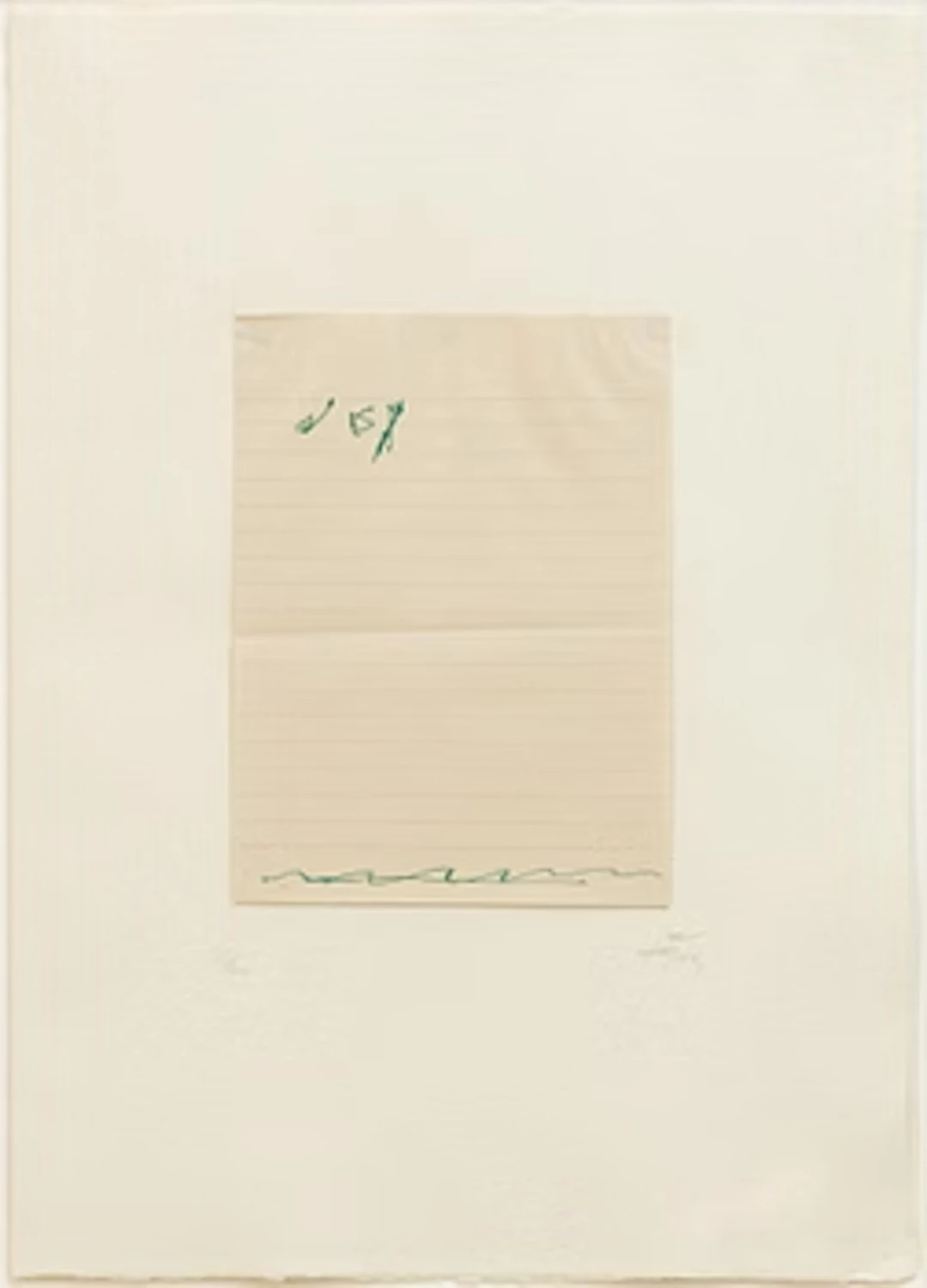Antoni Tàpies, "El pa a la barca".