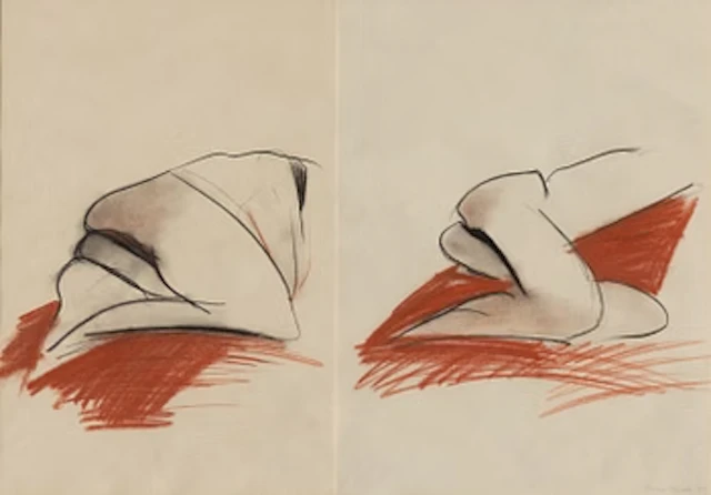 Anna Mizak, Model studies, 2, framed.