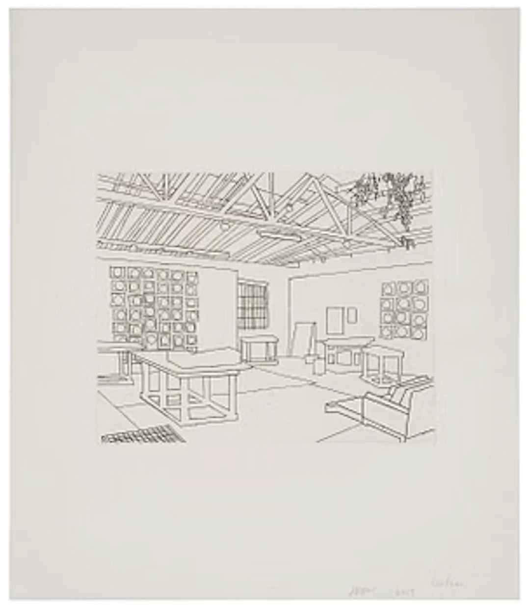 Jonas Wood, "Bball Studio".
