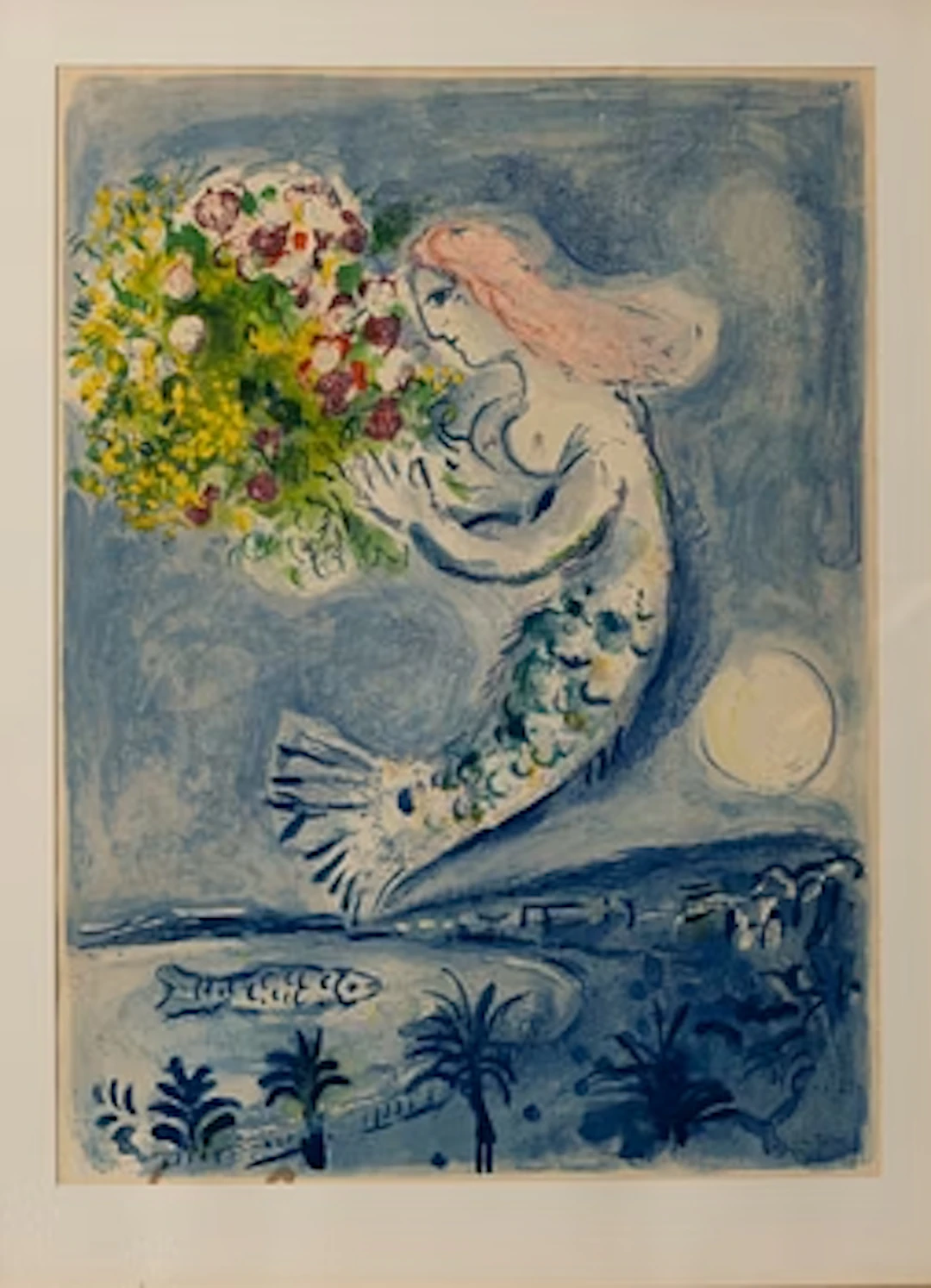 Marc Chagall, after “Nice Soleil Fleurs”.
