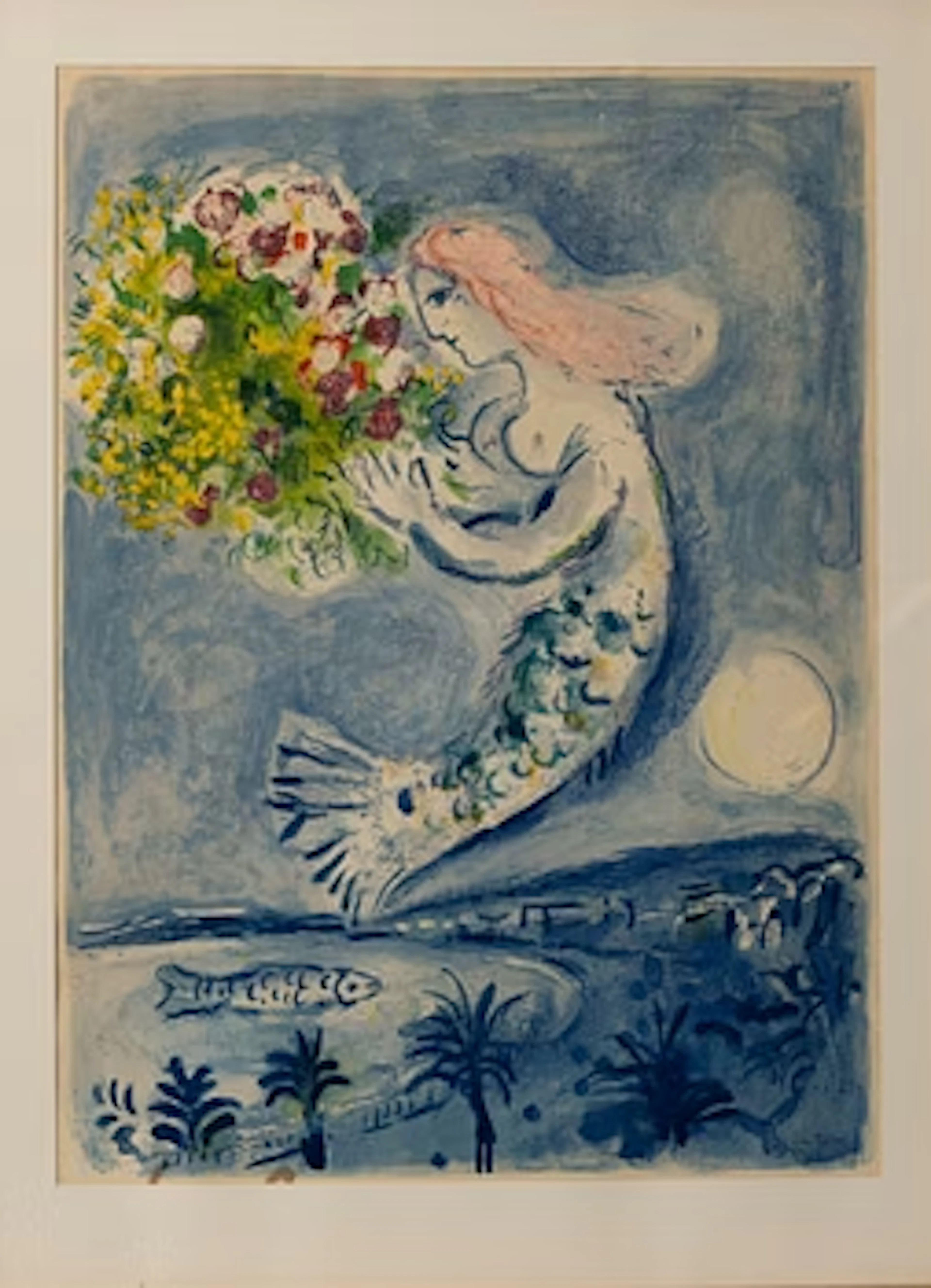 Marc Chagall, after “Nice Soleil Fleurs”.
