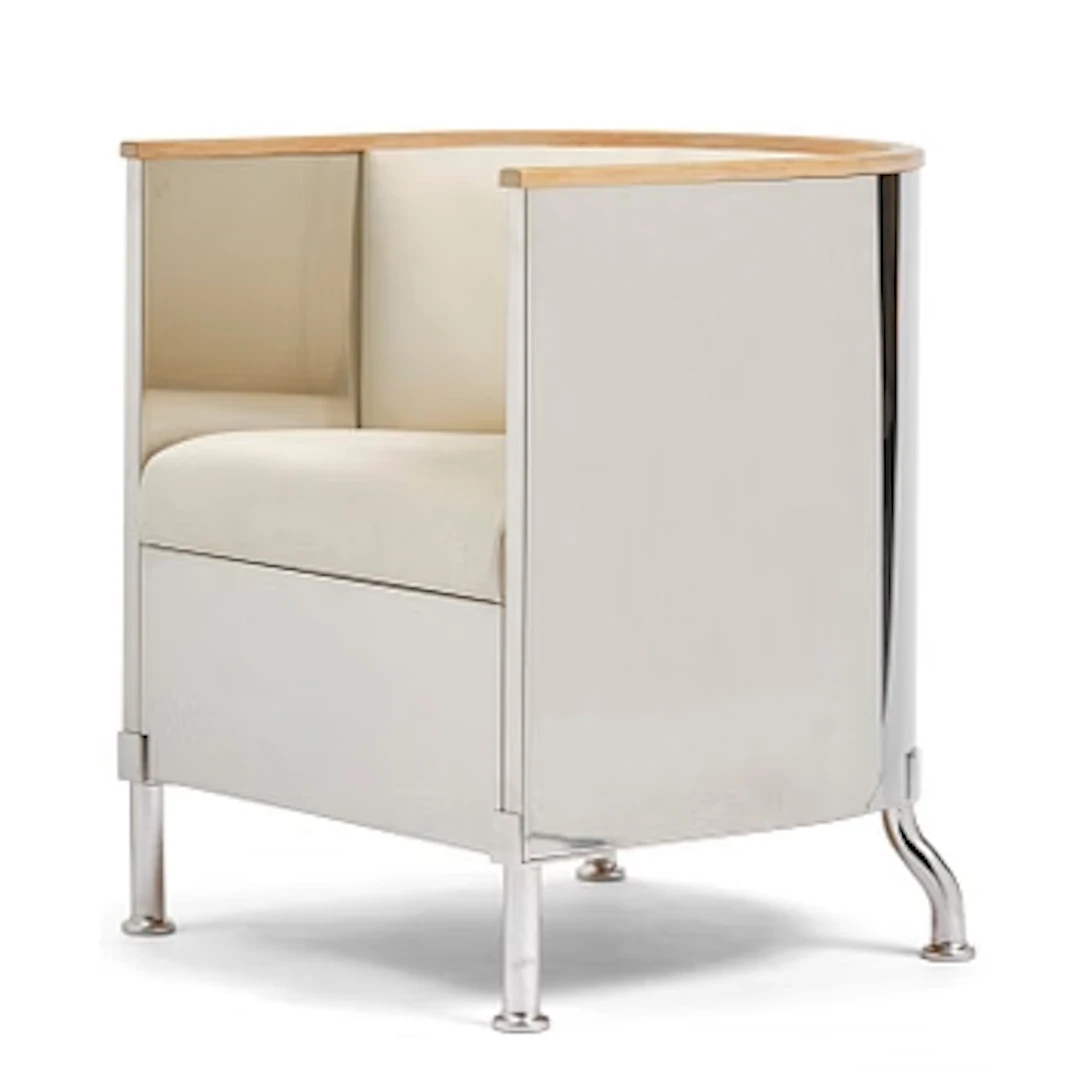 Mats Theselius, an "Inox" armchair, ed. 81/199, Källemo, Värnamo, post 2015.